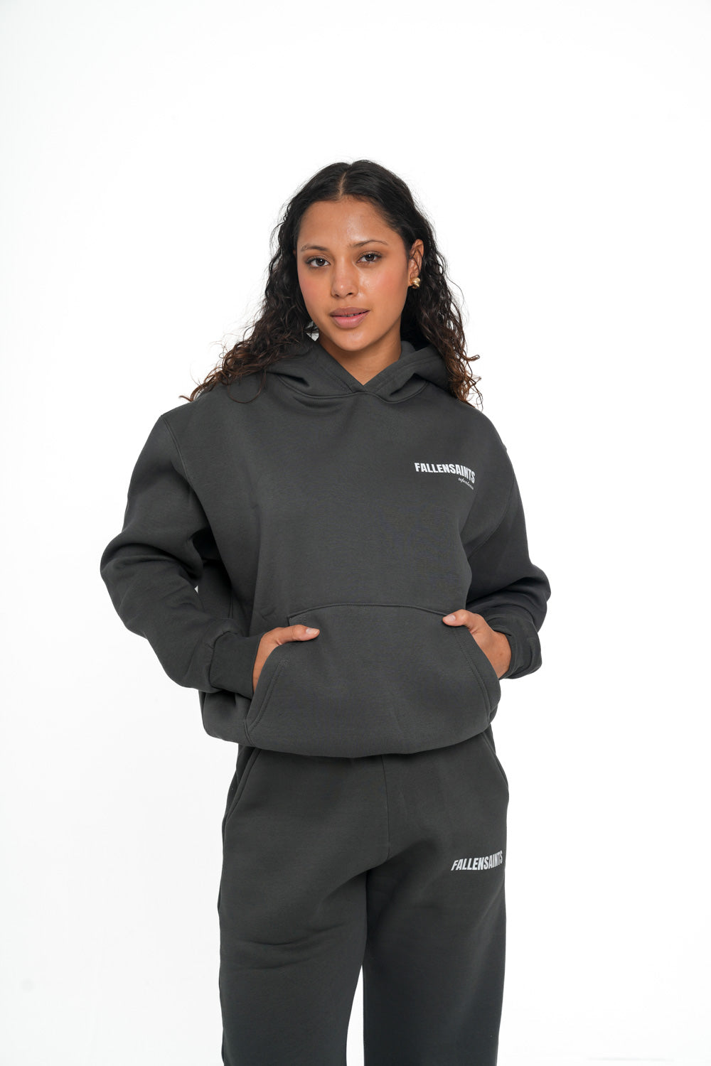 REPENTANCE HOODIE IN DARK GREY