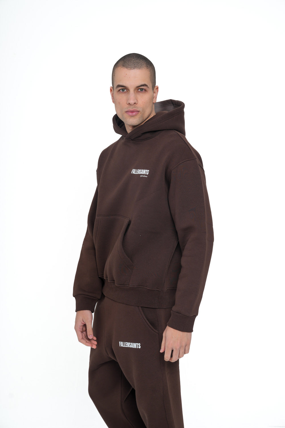 REPENTANCE HOODIE IN BROWN