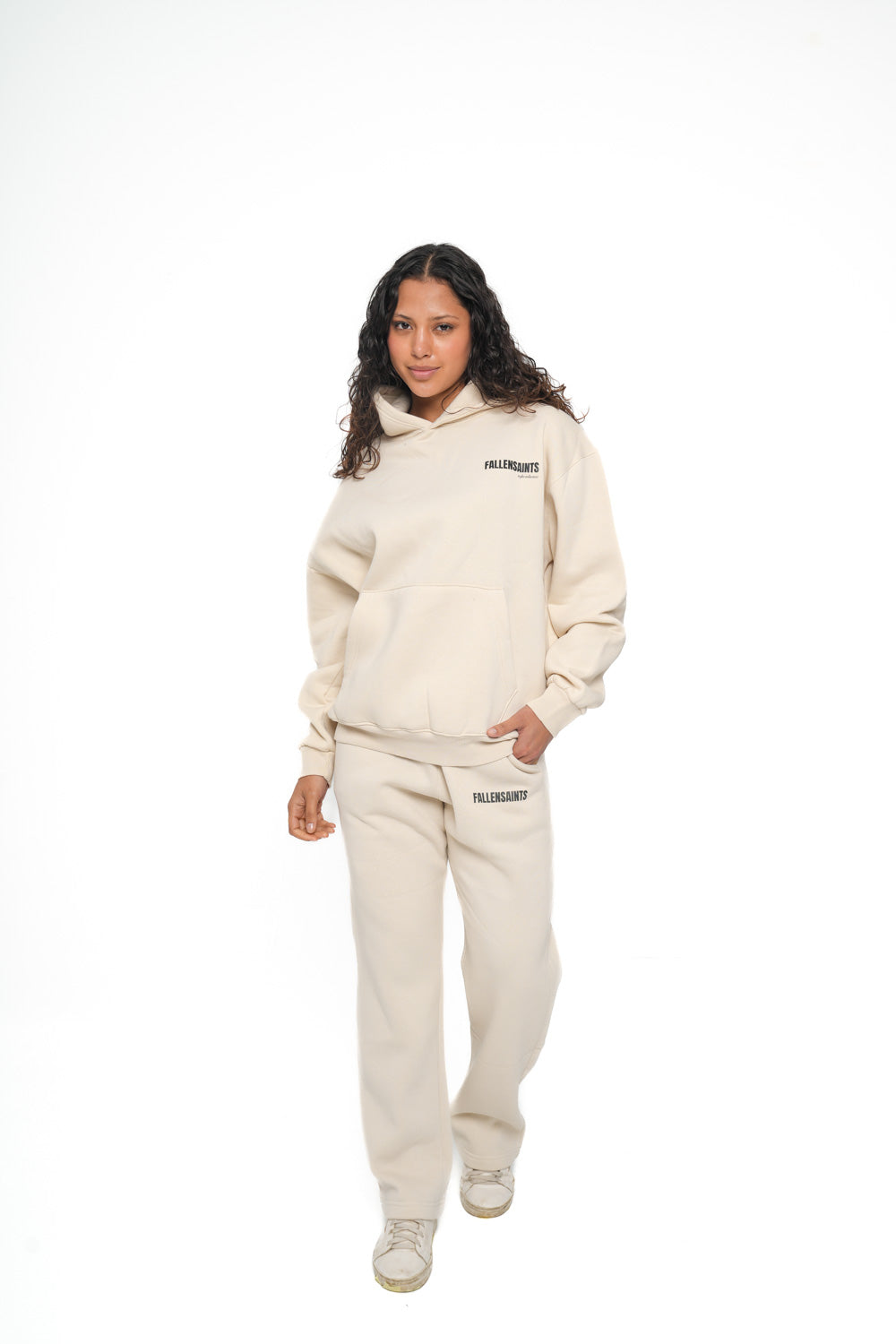 REPENTANCE HOODIE IN CREAM