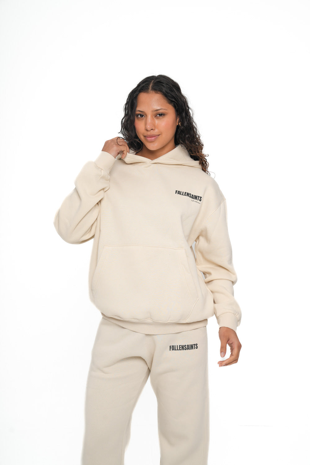 REPENTANCE HOODIE IN CREAM