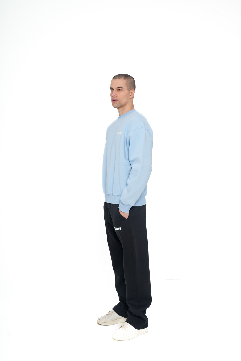 REPENTANCE CREWNECK IN BABY BLUE