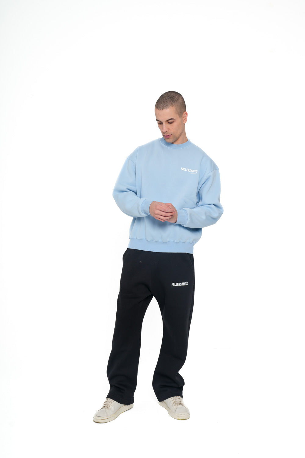 REPENTANCE CREWNECK IN BABY BLUE
