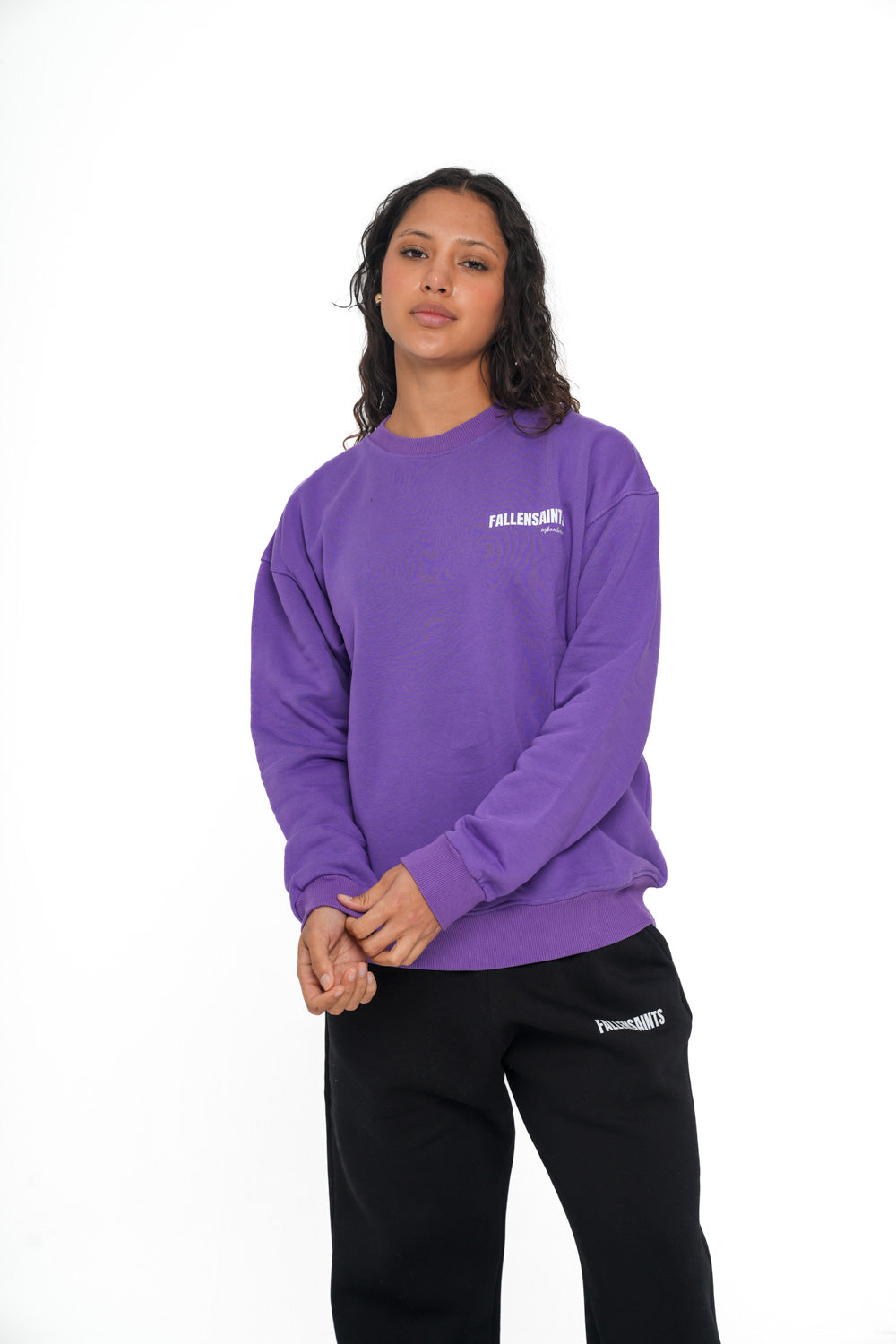 REPENTANCE CREWNECK IN PURPLE