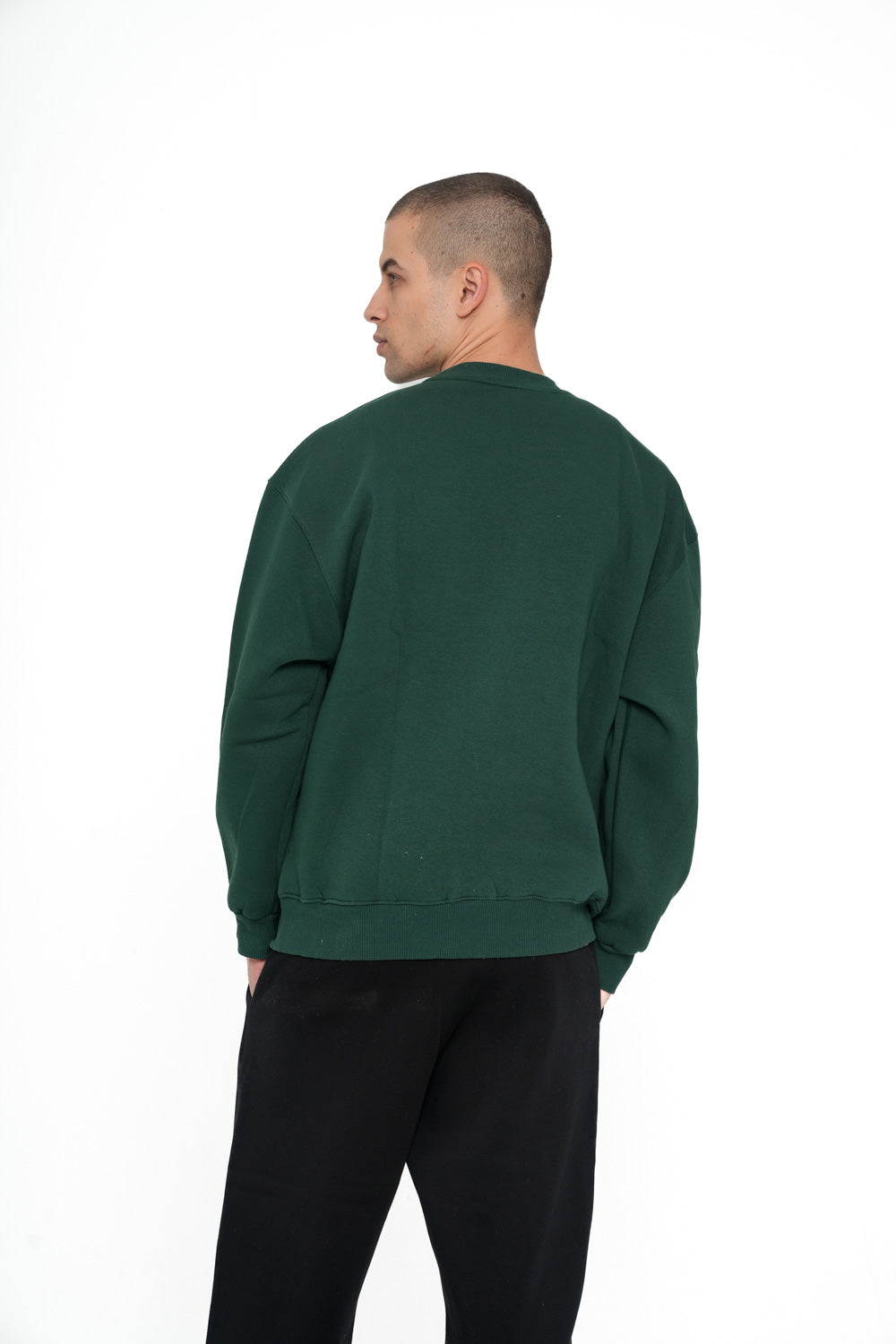 REPENTANCE CREWNECK IN RACING GREEN