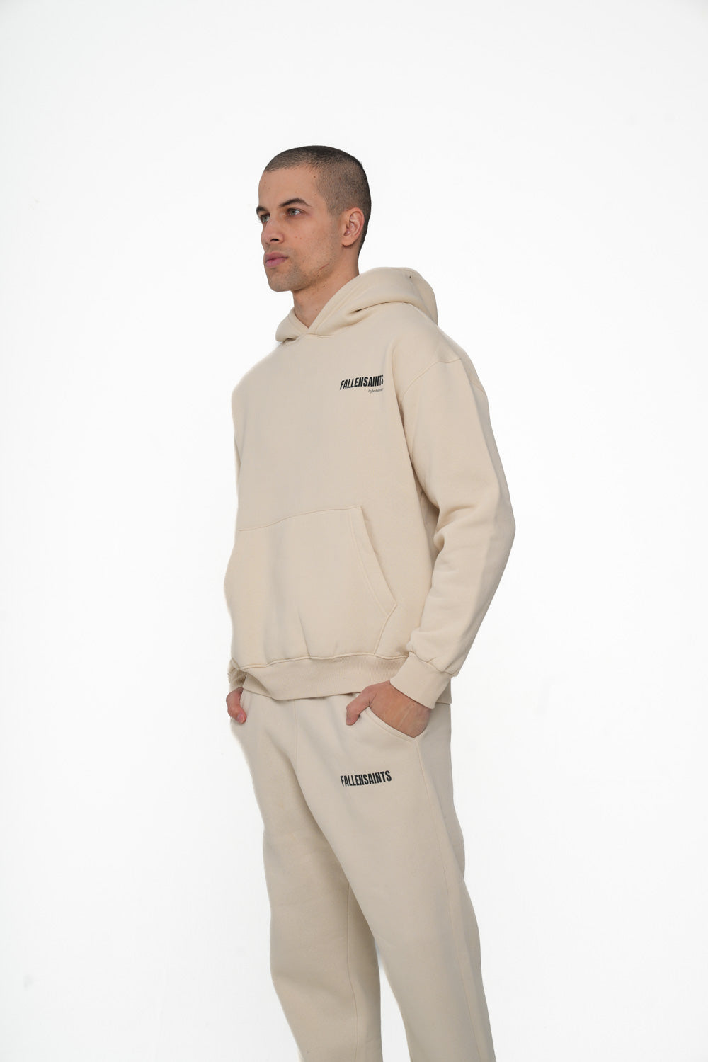 REPENTANCE HOODIE IN CREAM