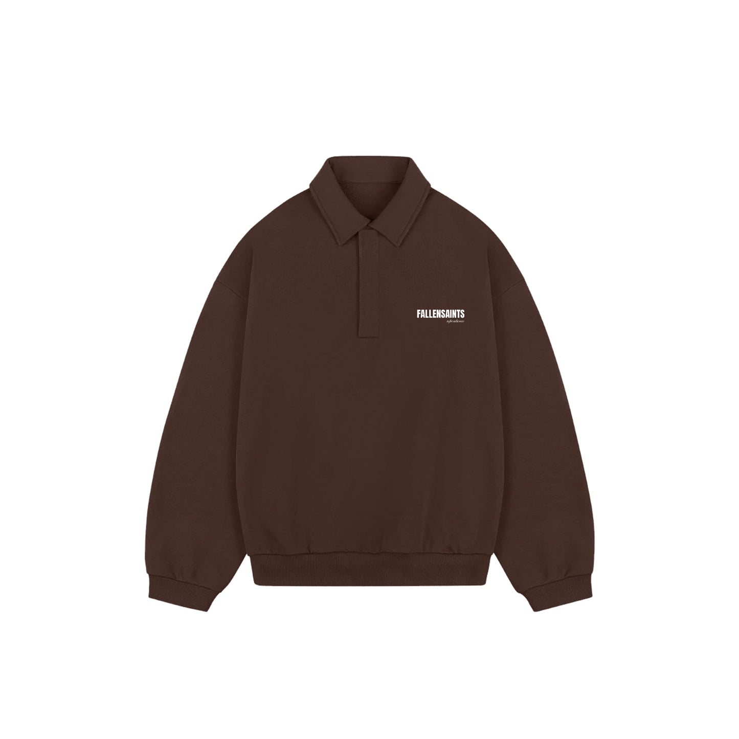 POLO SWEATER IN BROWN