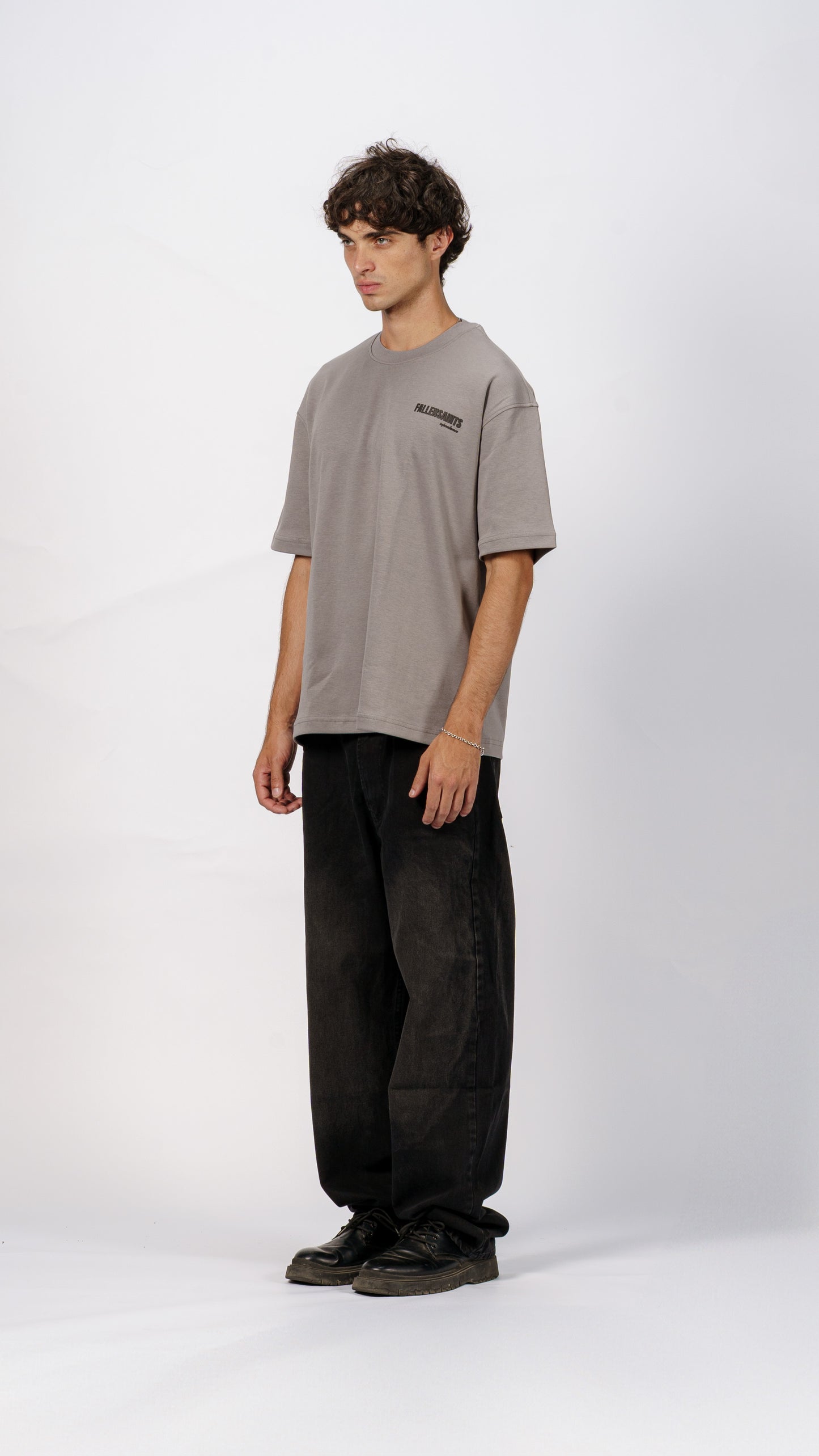 The Basic Tee in Dark Grey