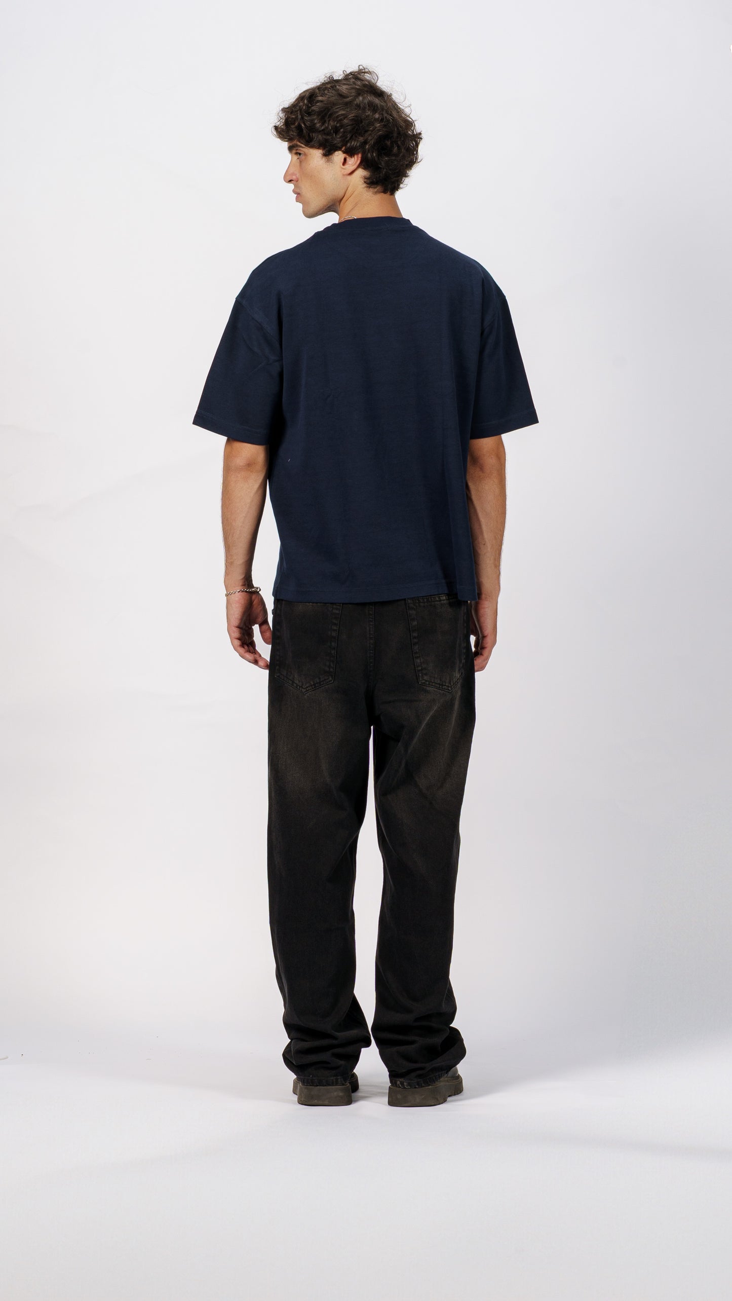 The Basic Tee in Navy Blue