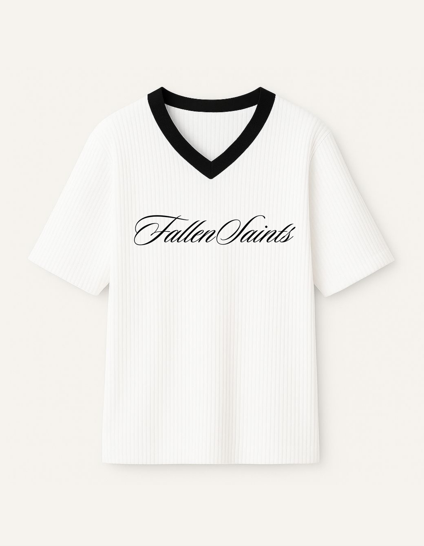 Knitted Jersey In White