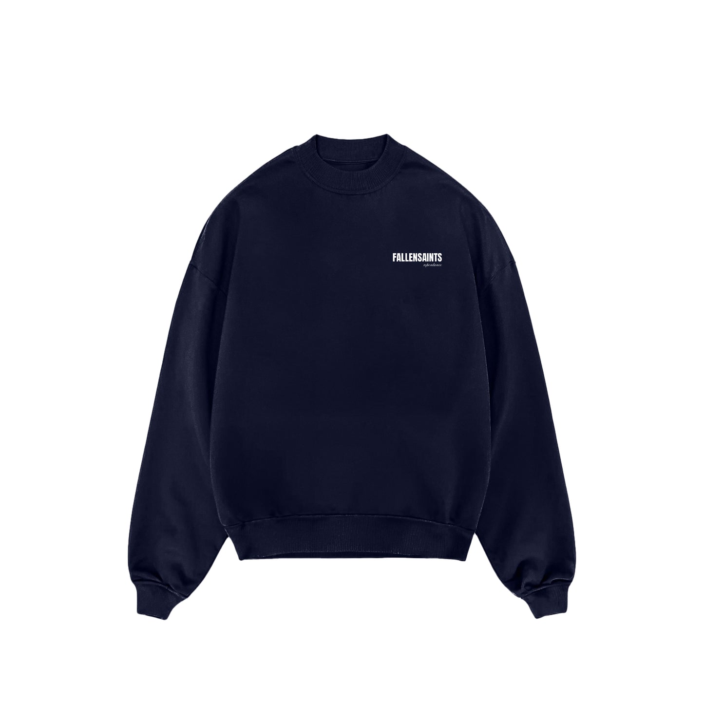 REPENTANCE CREWNECK IN NAVY BLUE