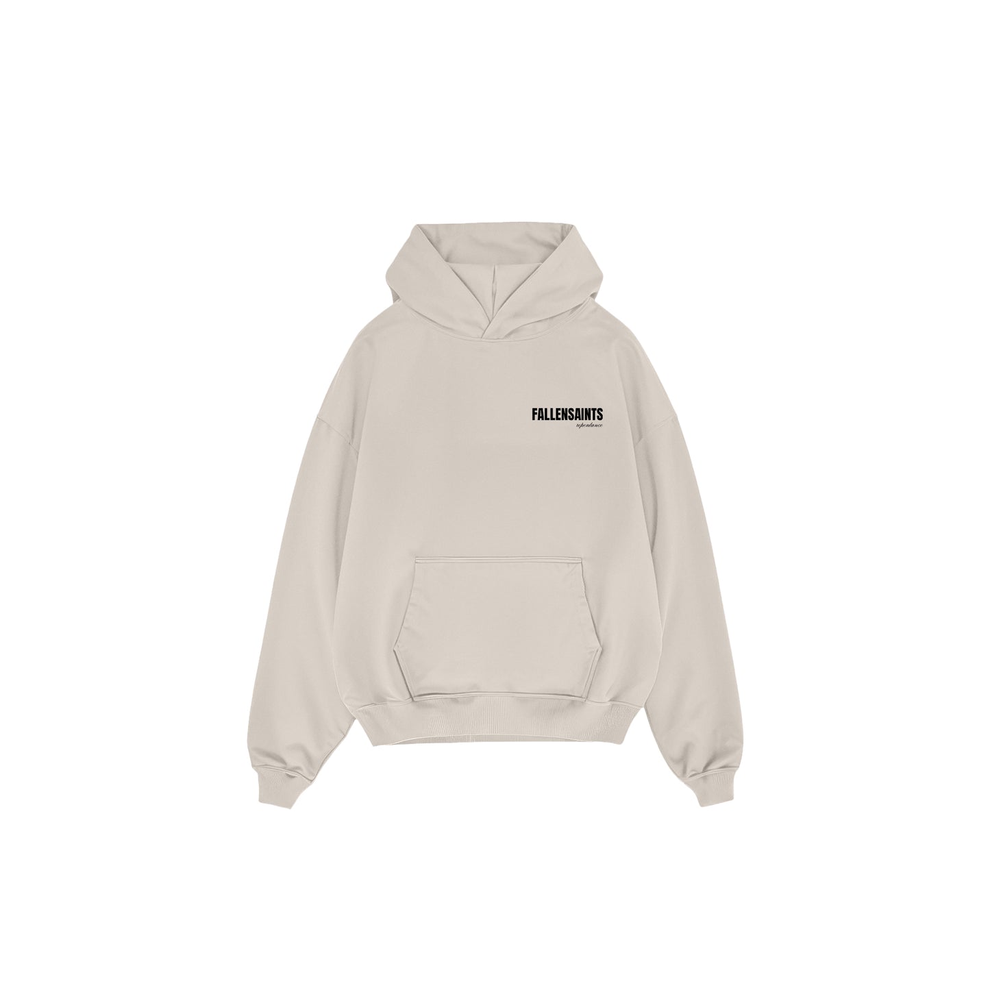 REPENTANCE HOODIE IN CREAM