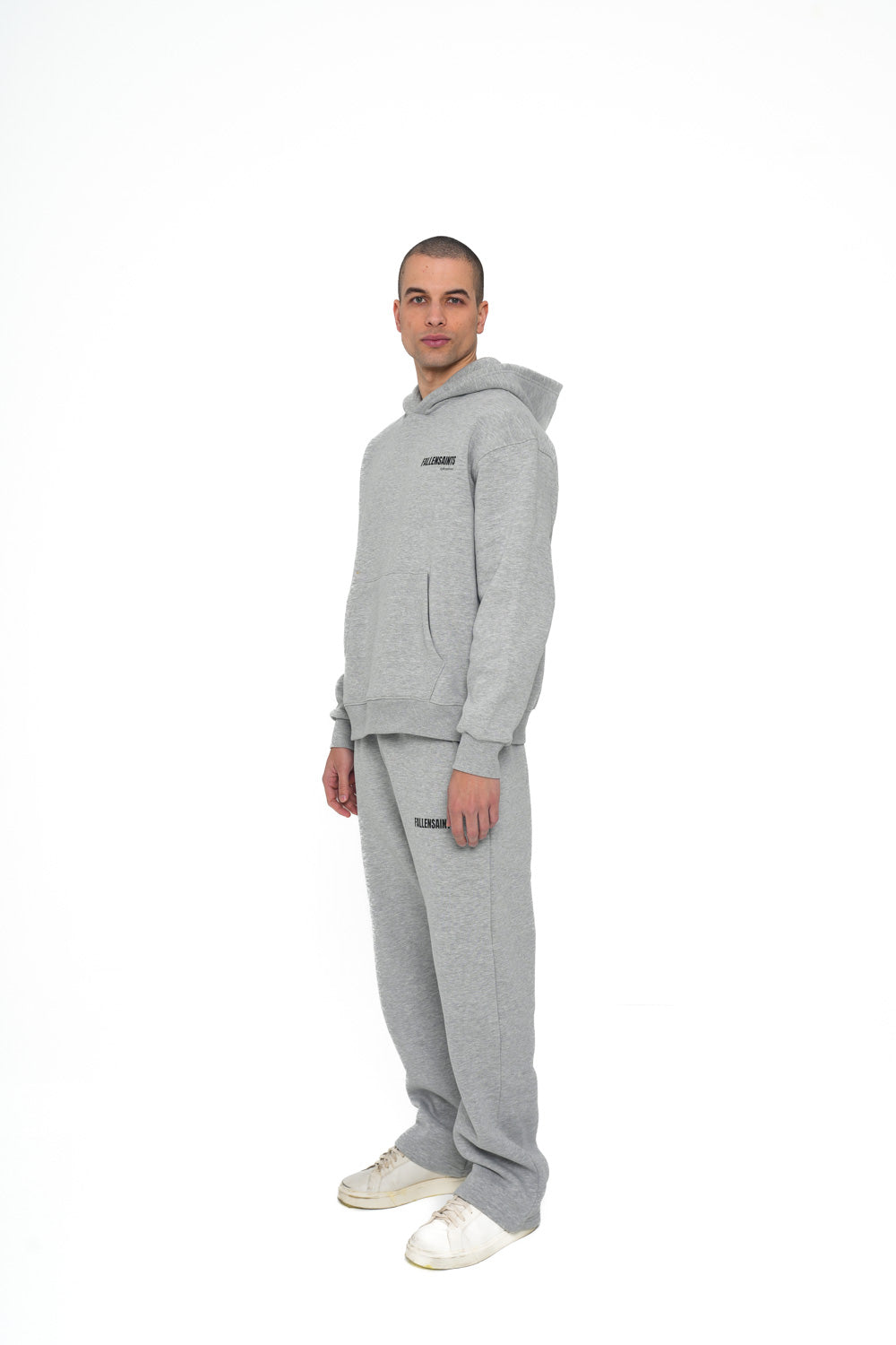 REPENTANCE HOODIE IN LIGHT GREY