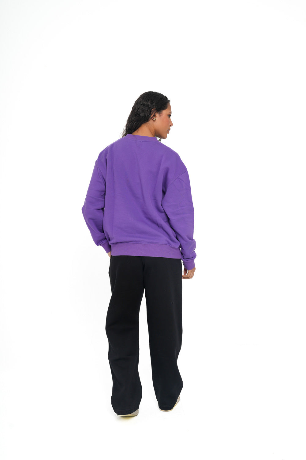 REPENTANCE CREWNECK IN PURPLE