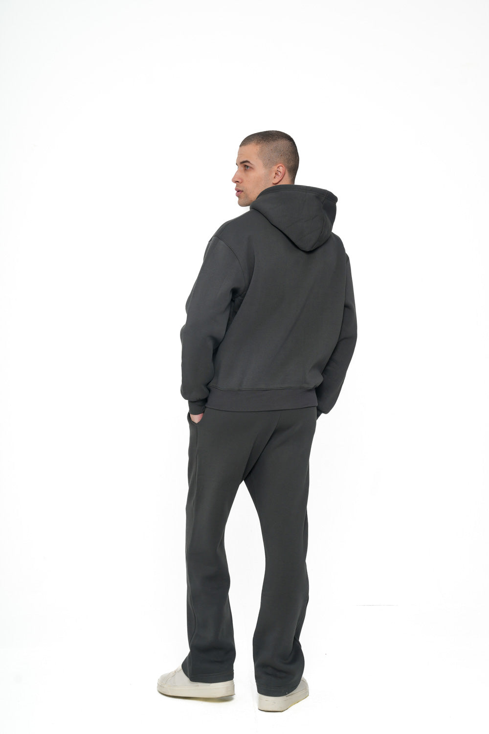 REPENTANCE HOODIE IN DARK GREY