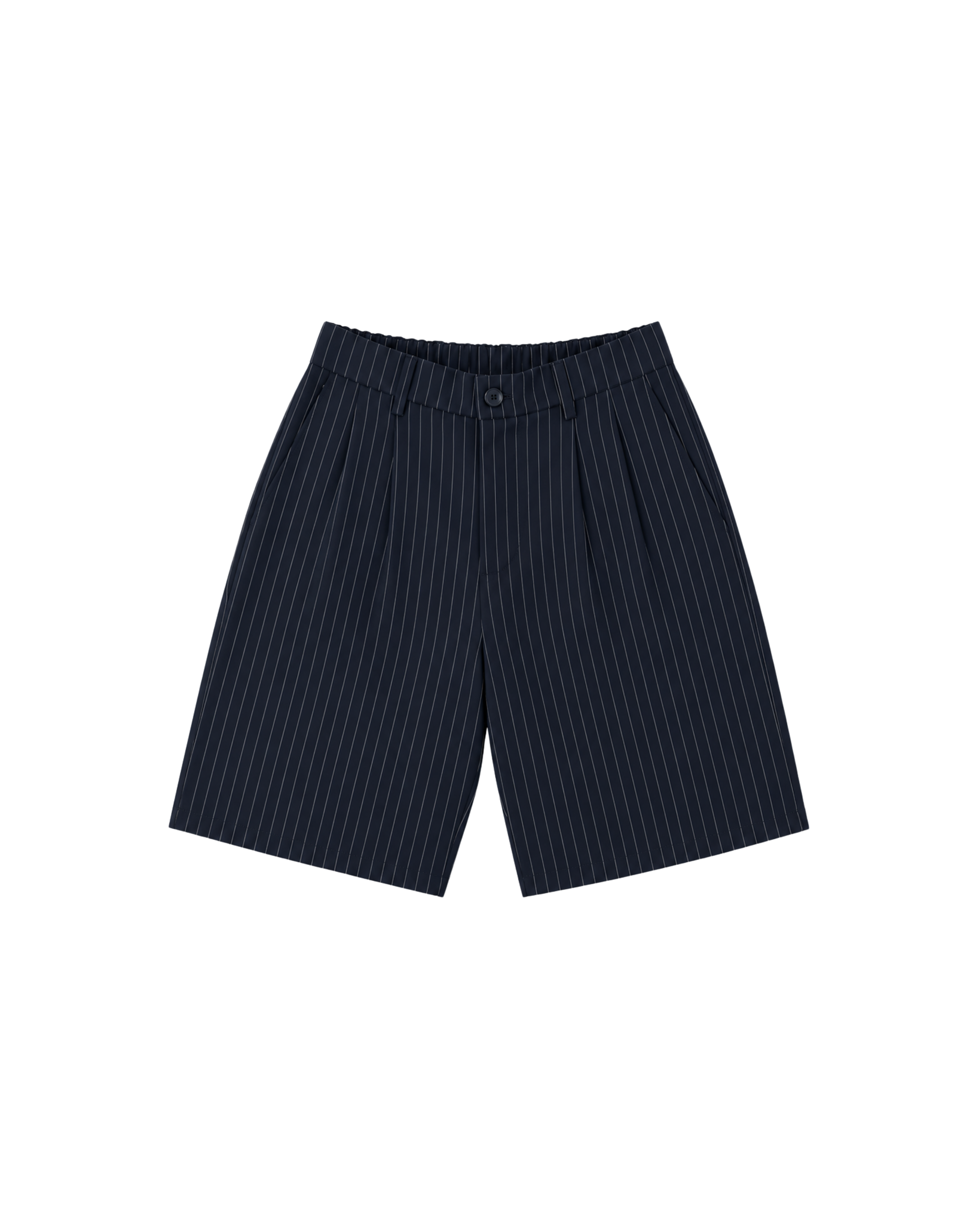 FS Pleated Shorts in Navy