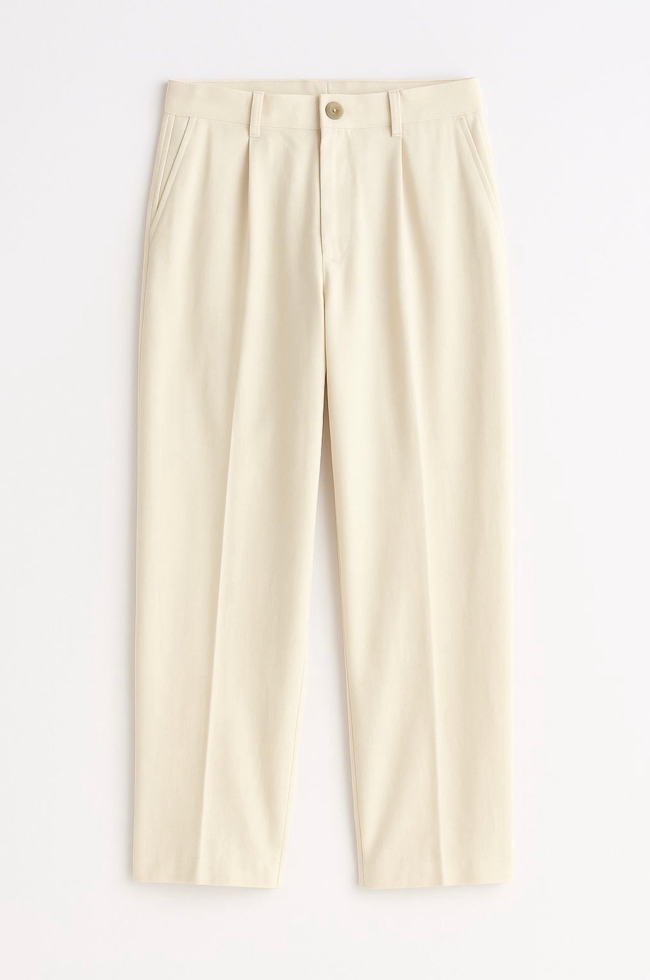 Tailored Pants In Cream