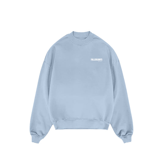 REPENTANCE CREWNECK IN BABY BLUE