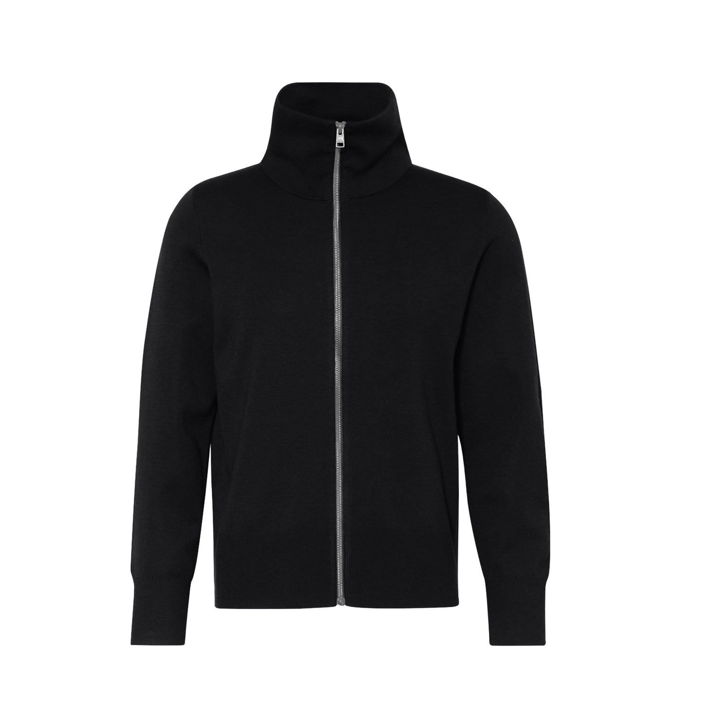 FULL ZIP-UP JACKET IN BLACK