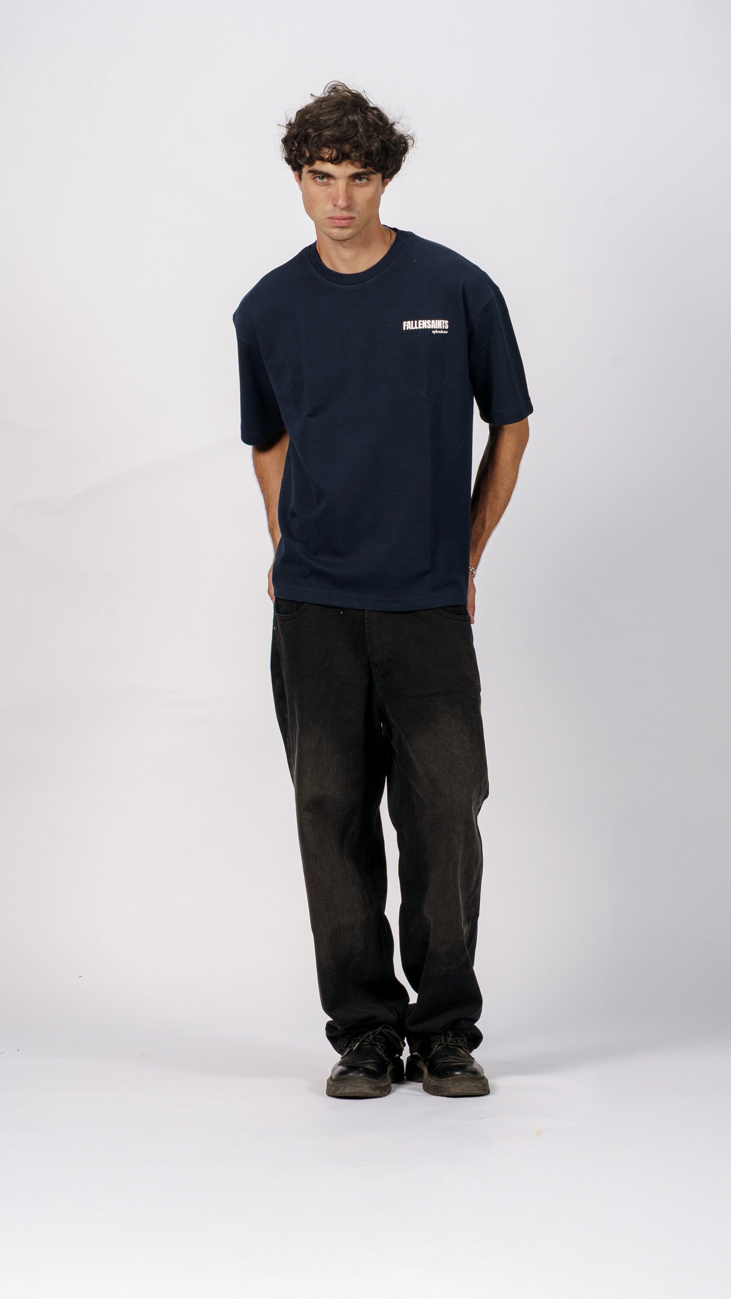 The Basic Tee in Navy Blue