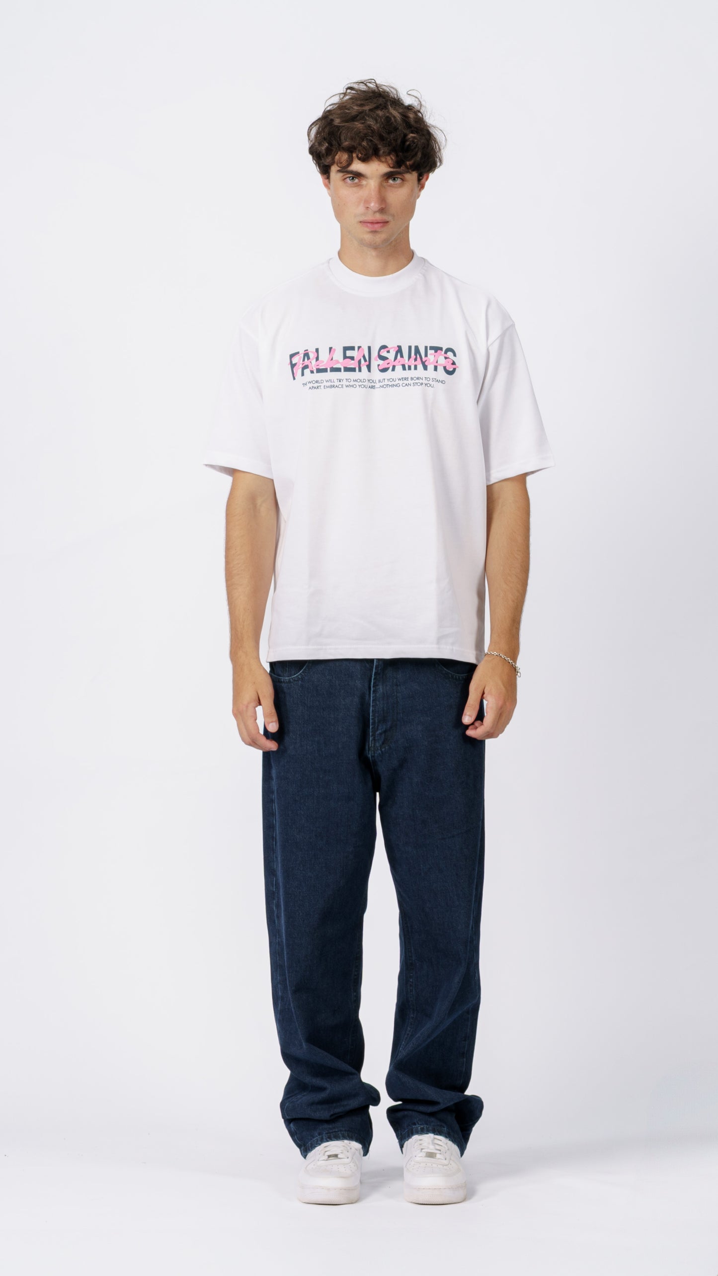 Rebel Saints Tee in White