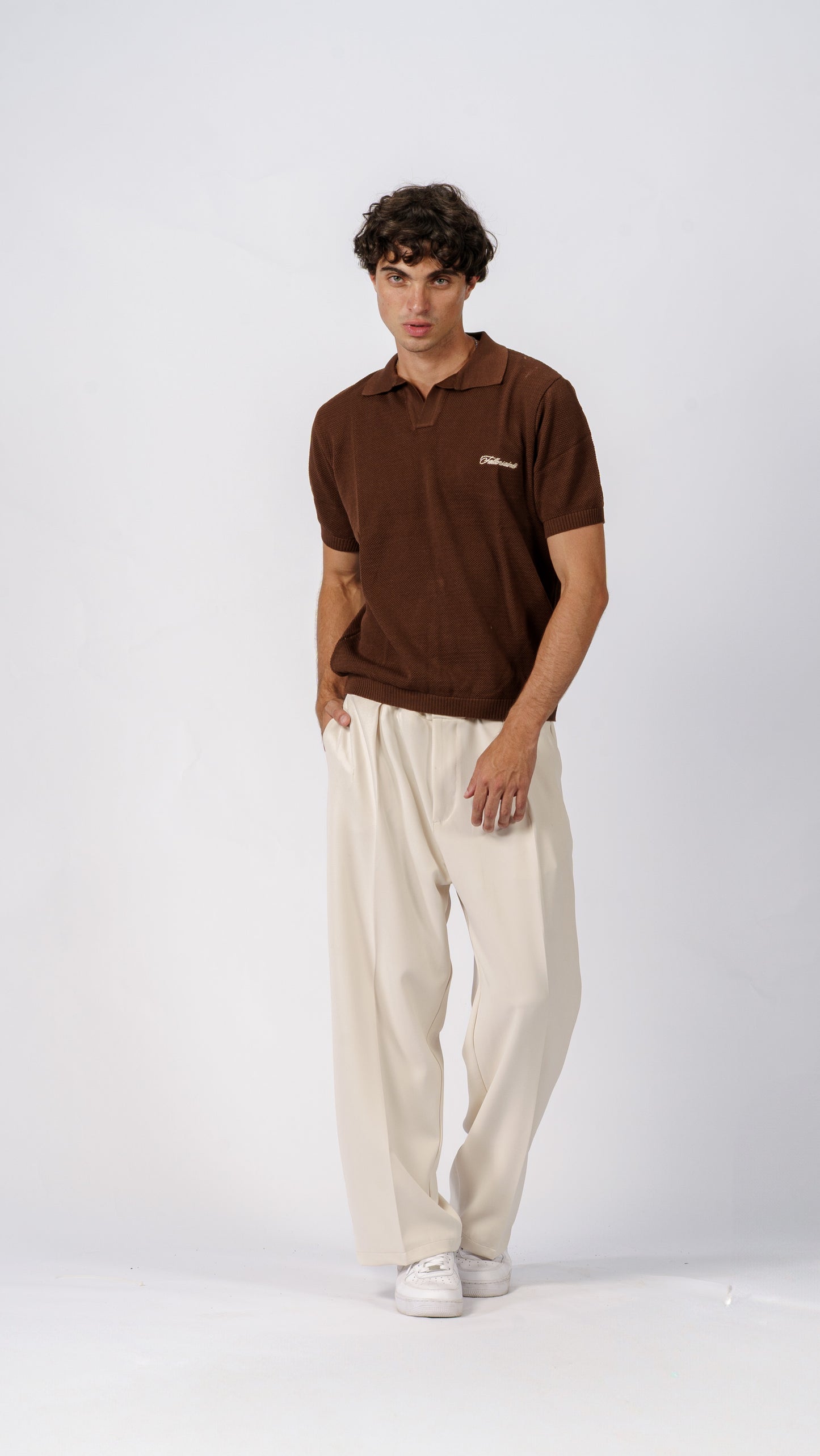 Tailored Pants In Cream