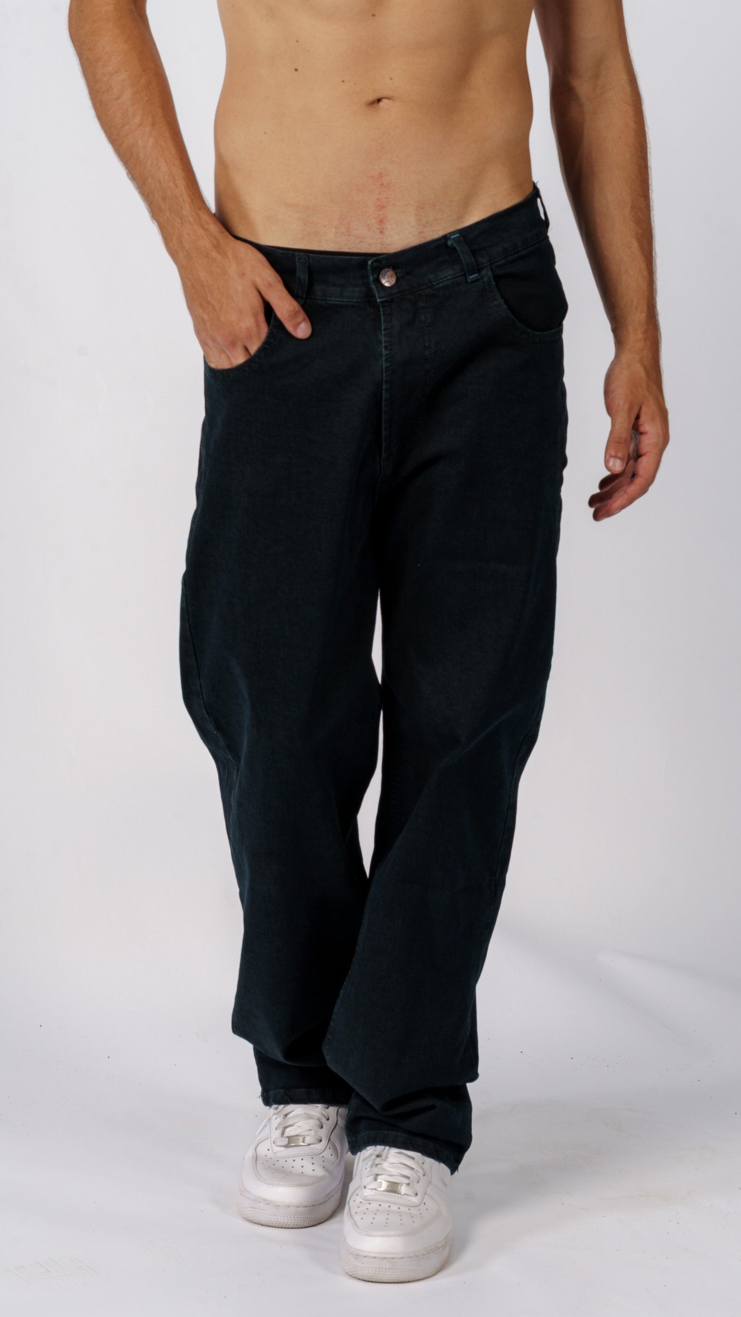 Raw Denim Pants