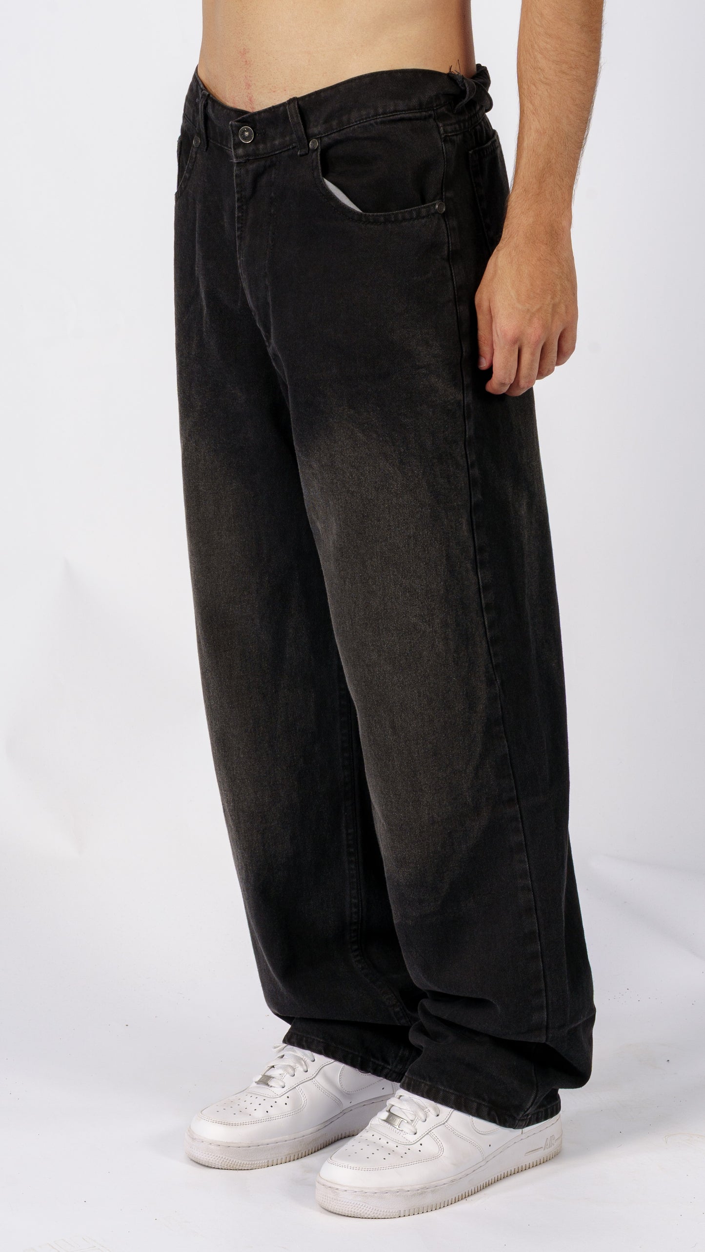 Black Denim Pants