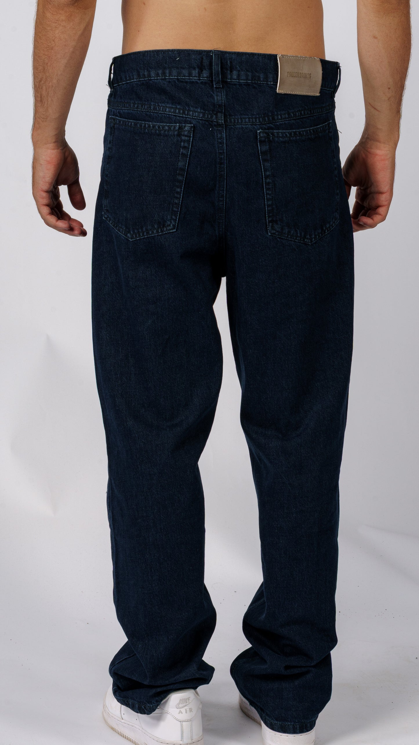 Navy Denim Pants