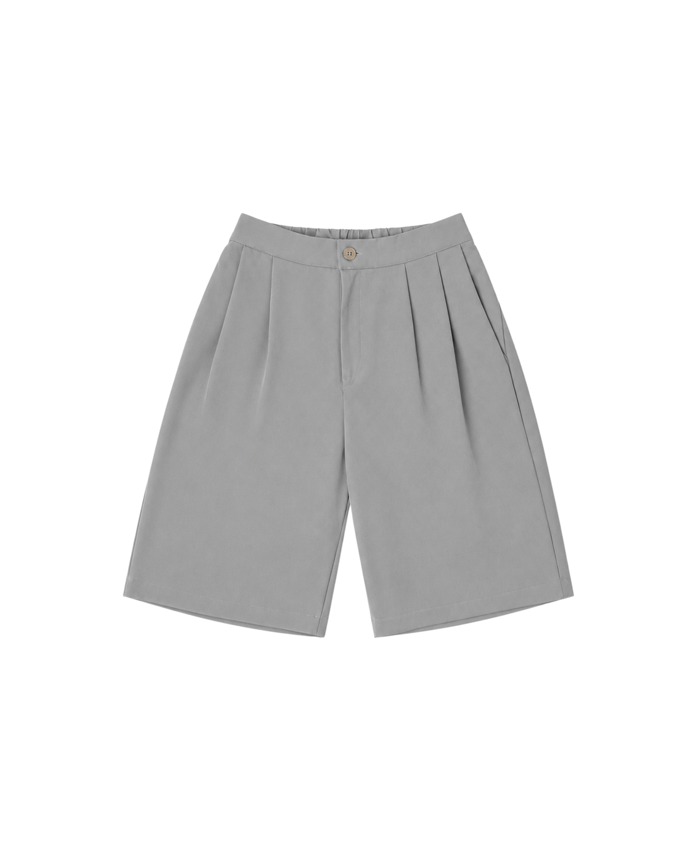 FS Pleated Shorts in Grey