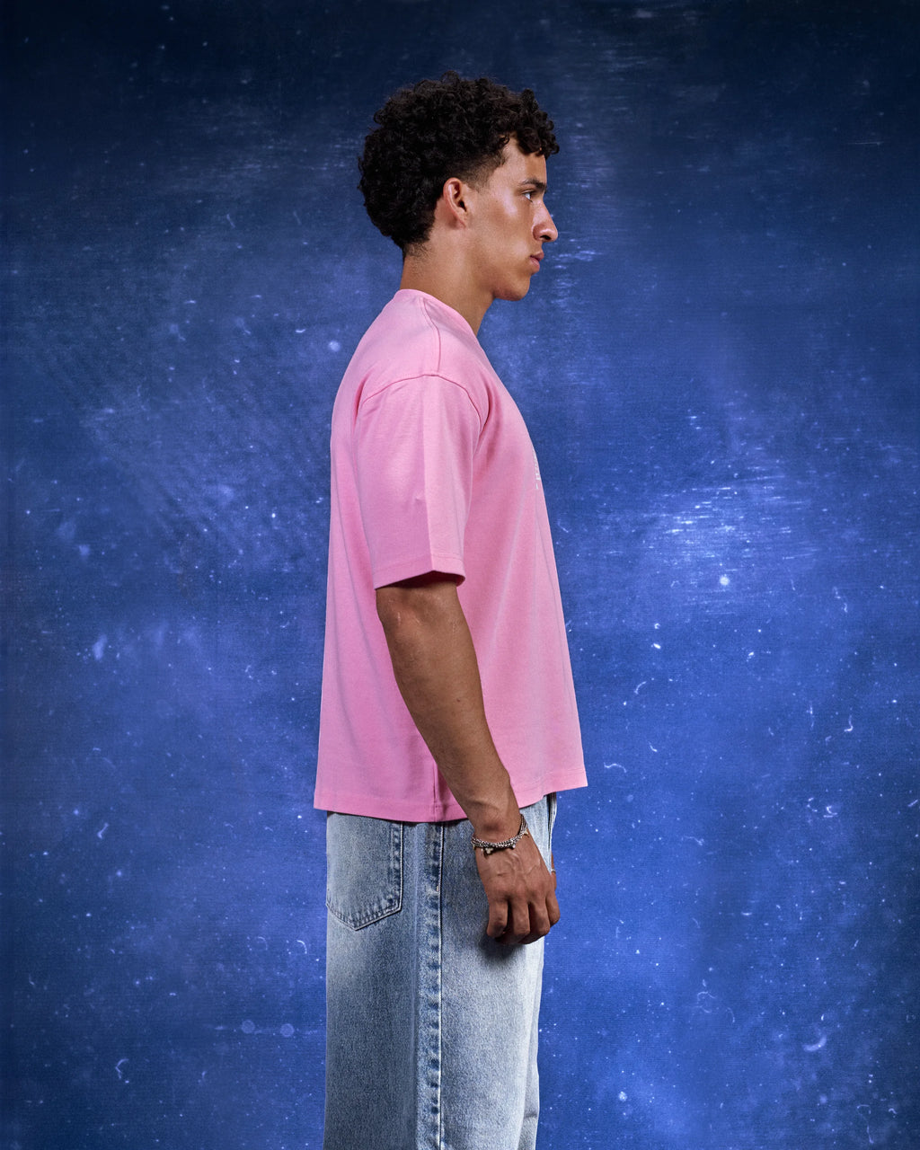 FS Color Abstract Tee in Pink
