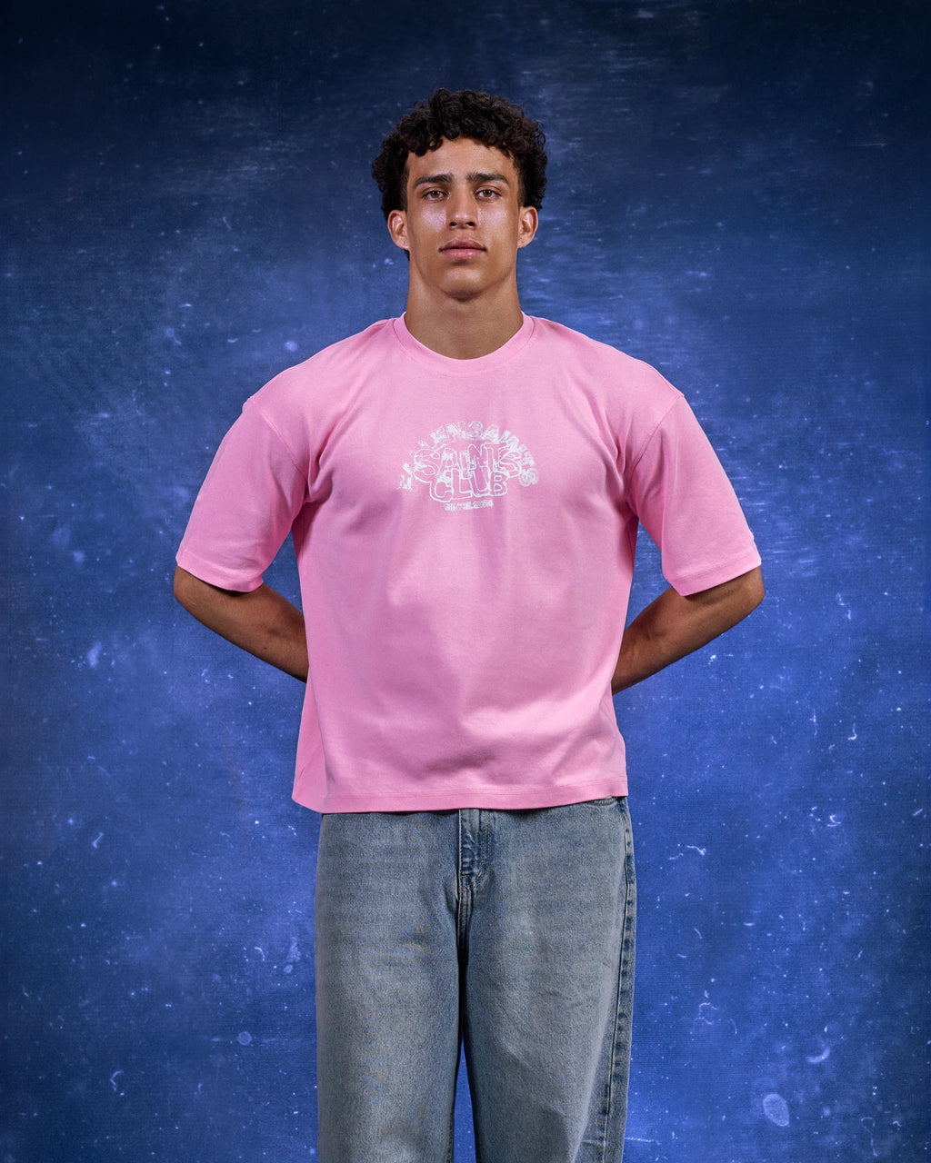 FS Color Abstract Tee in Pink