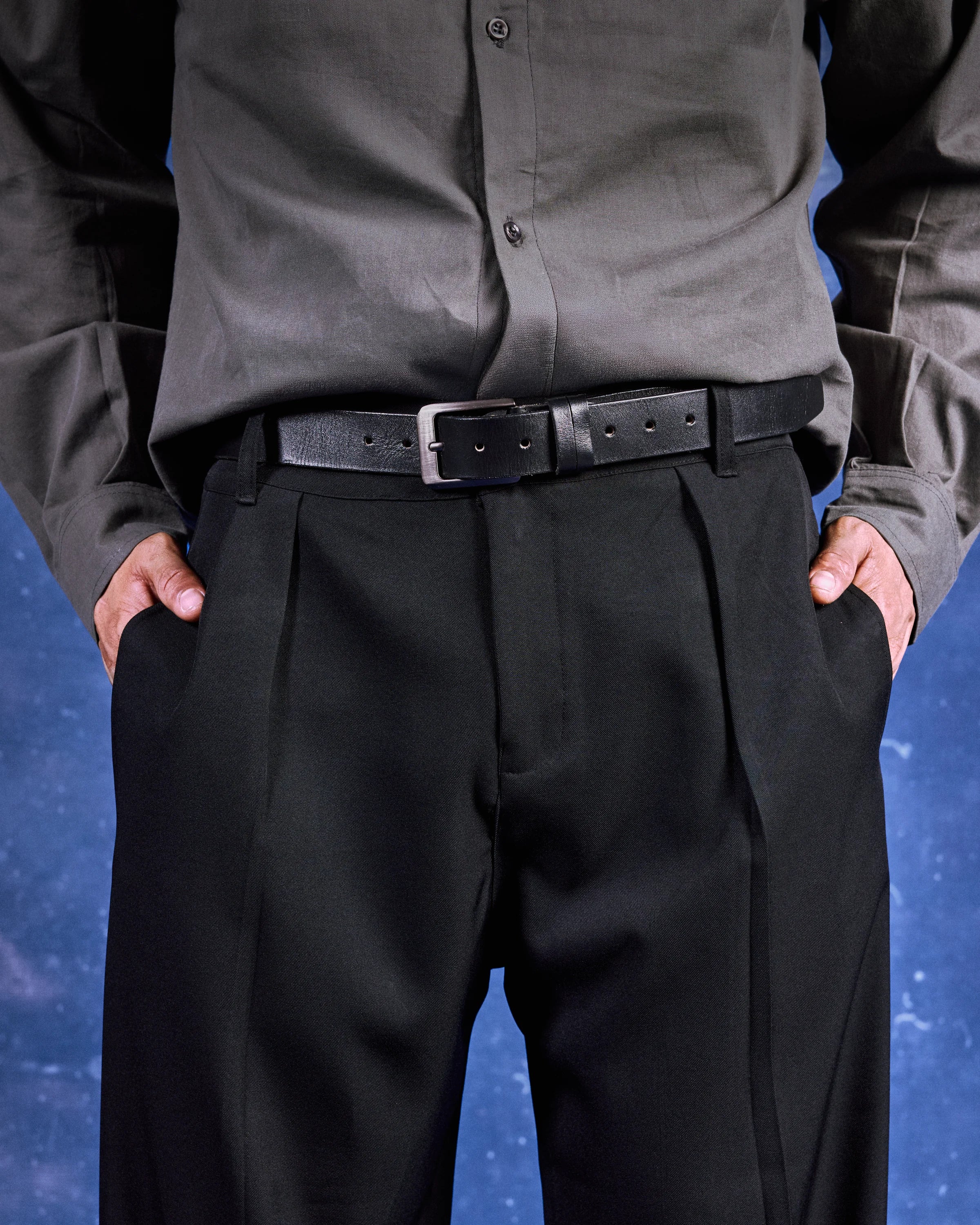 FS Pleated Pants in Black