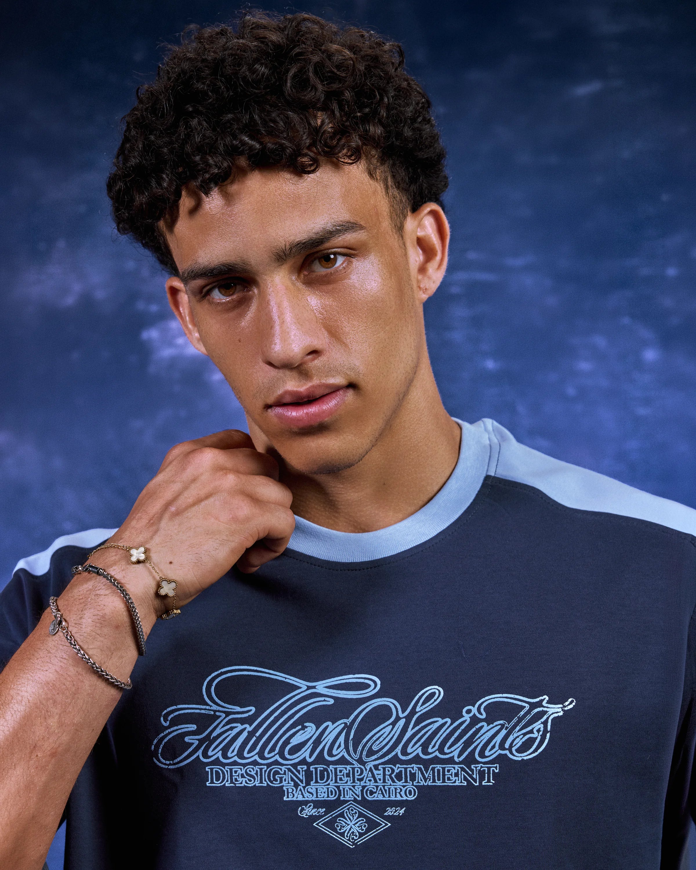 FS Track Tee in Navy