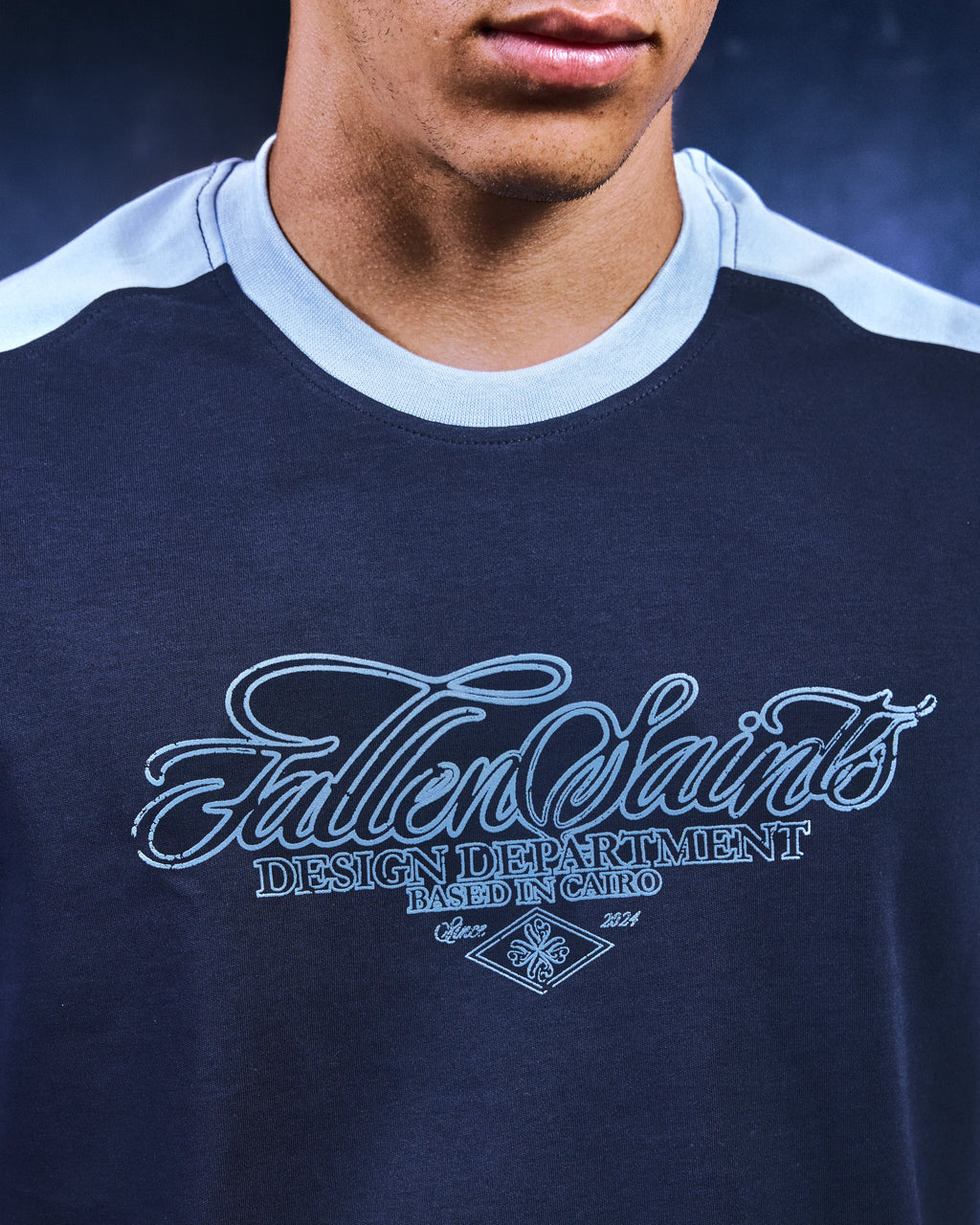 FS Track Tee in Navy