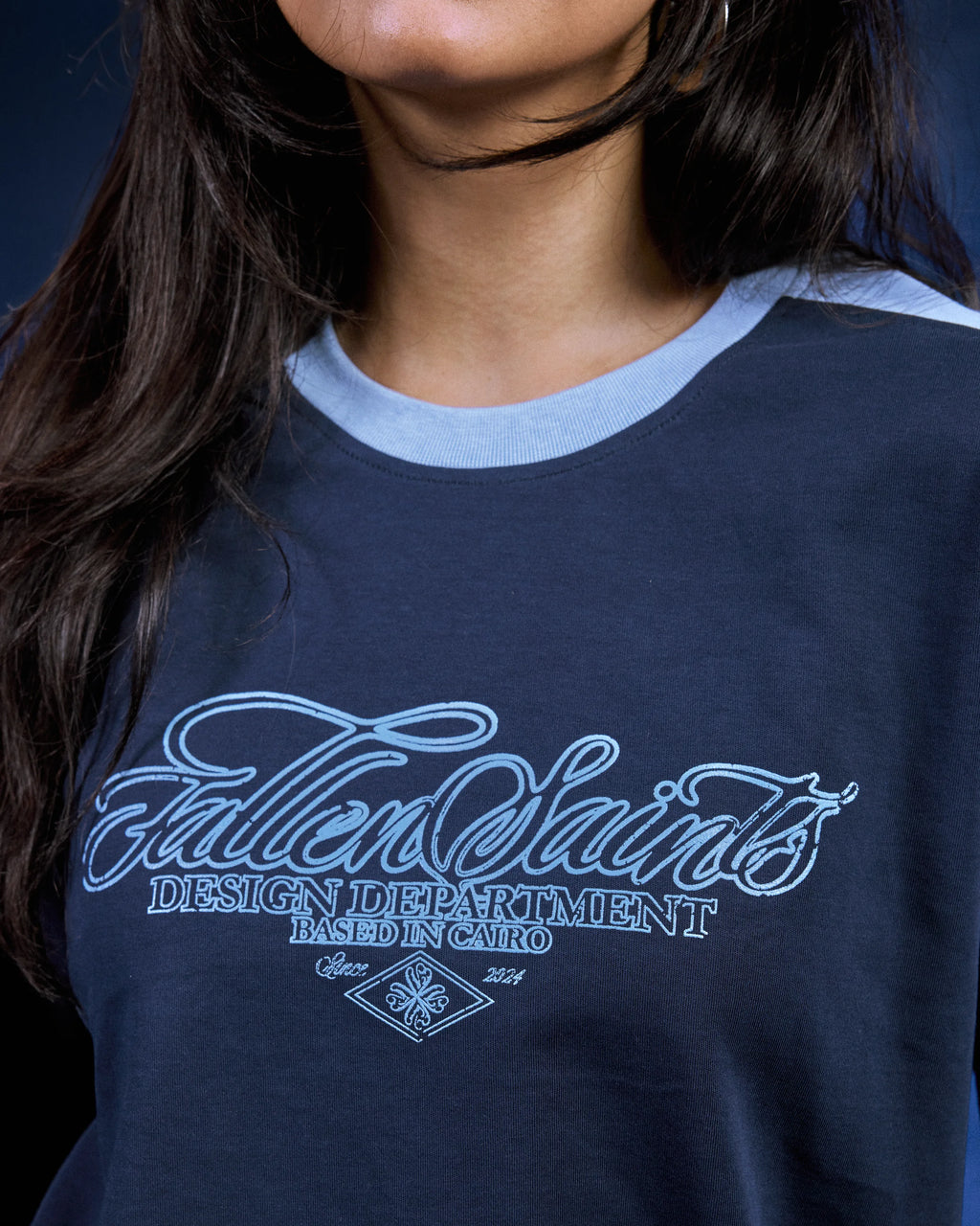 FS Track Tee in Navy