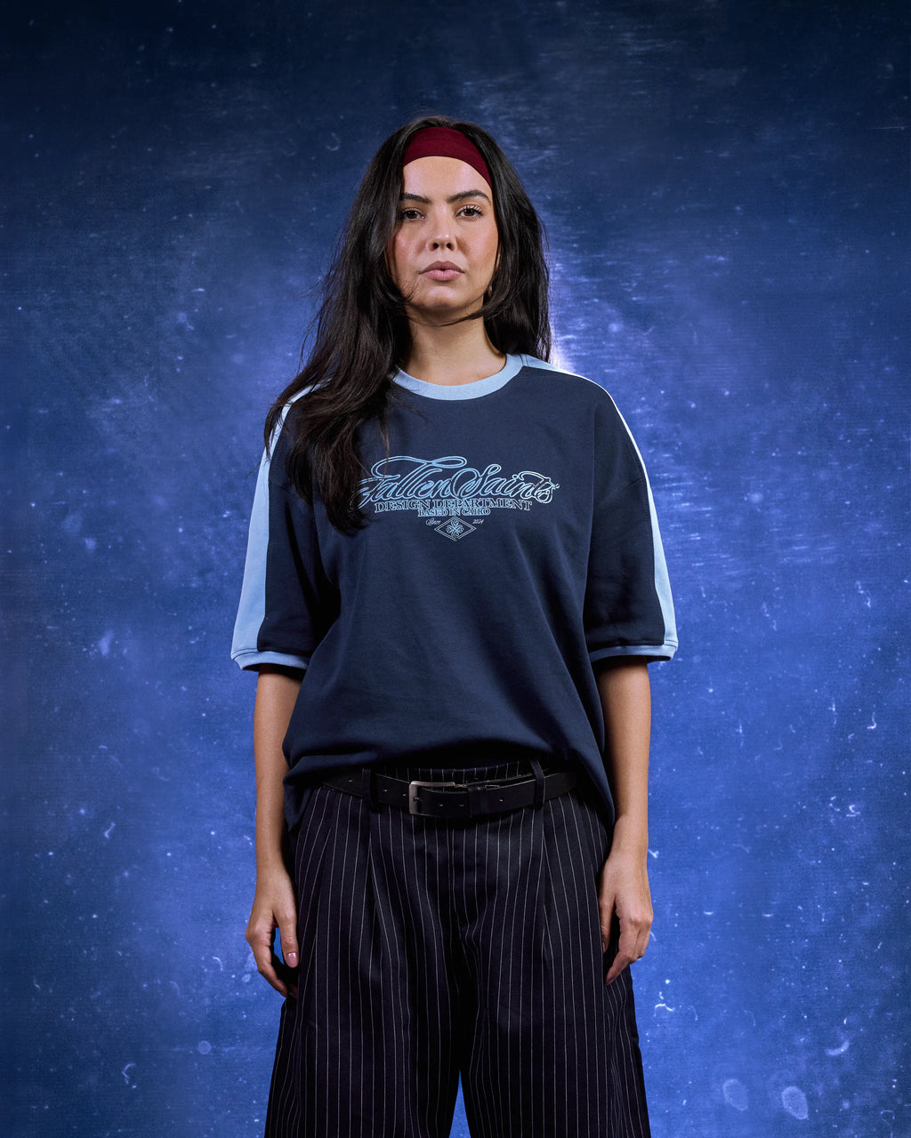 FS Track Tee in Navy