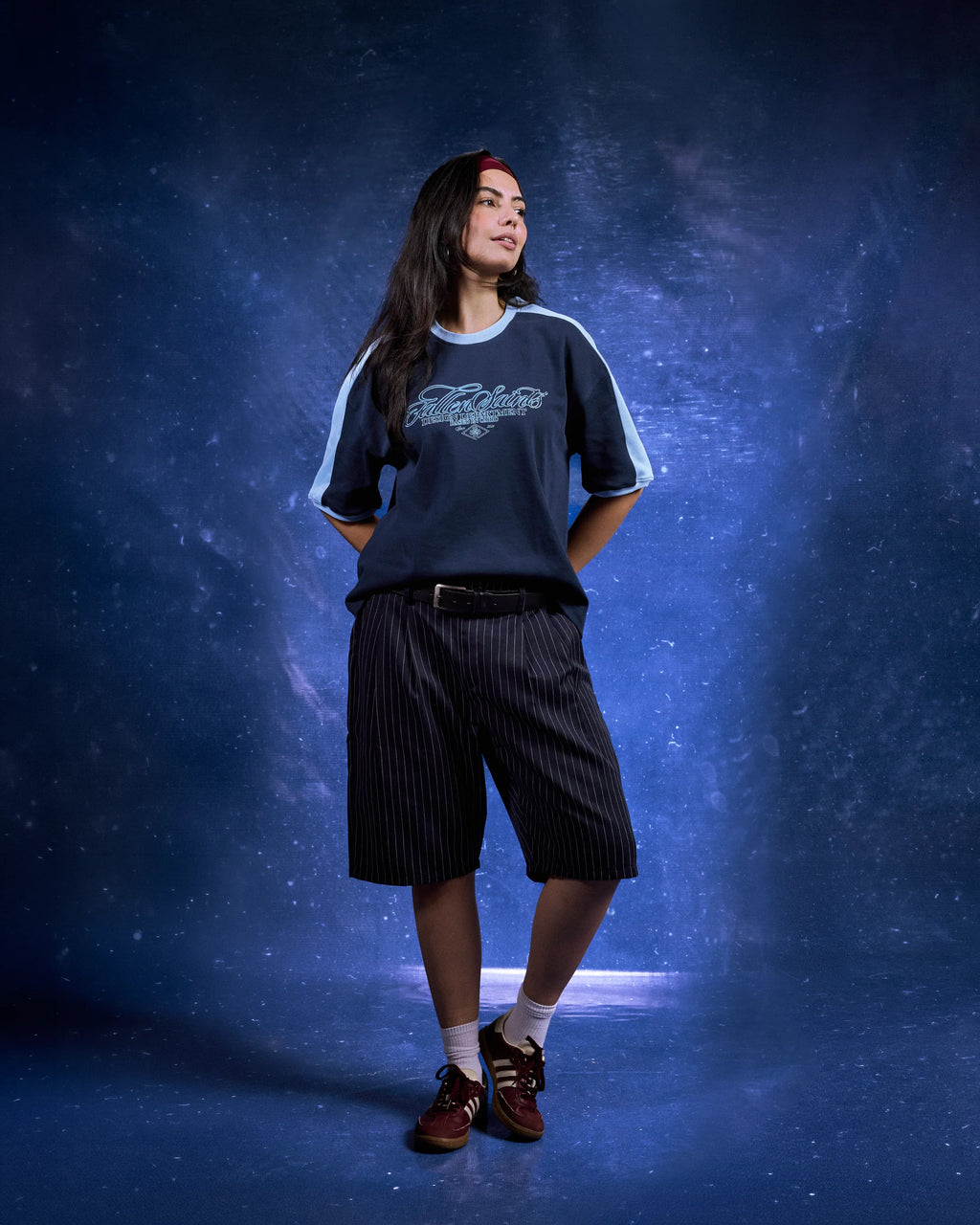 FS Track Tee in Navy
