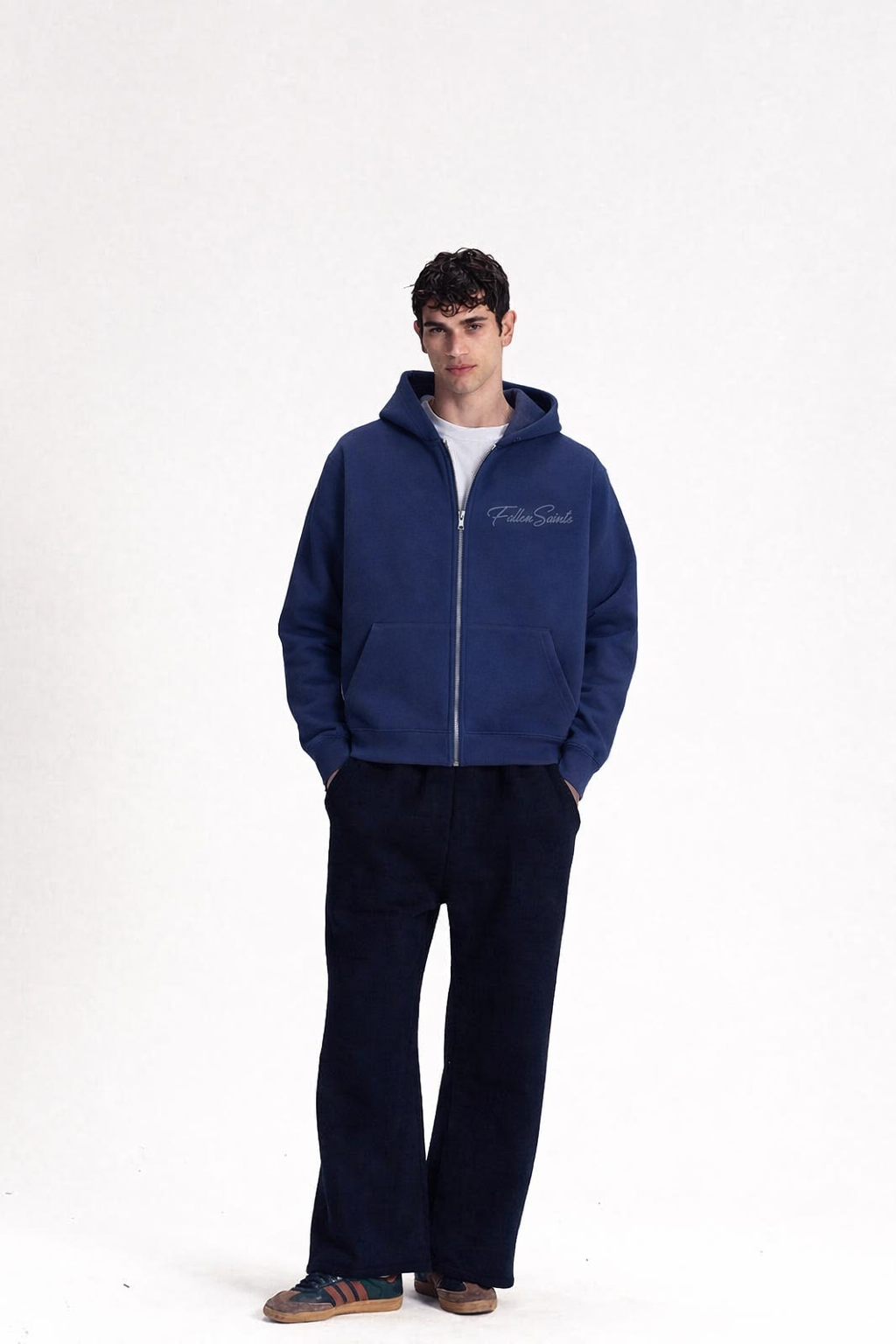 FS Basic Zip-up in Navy