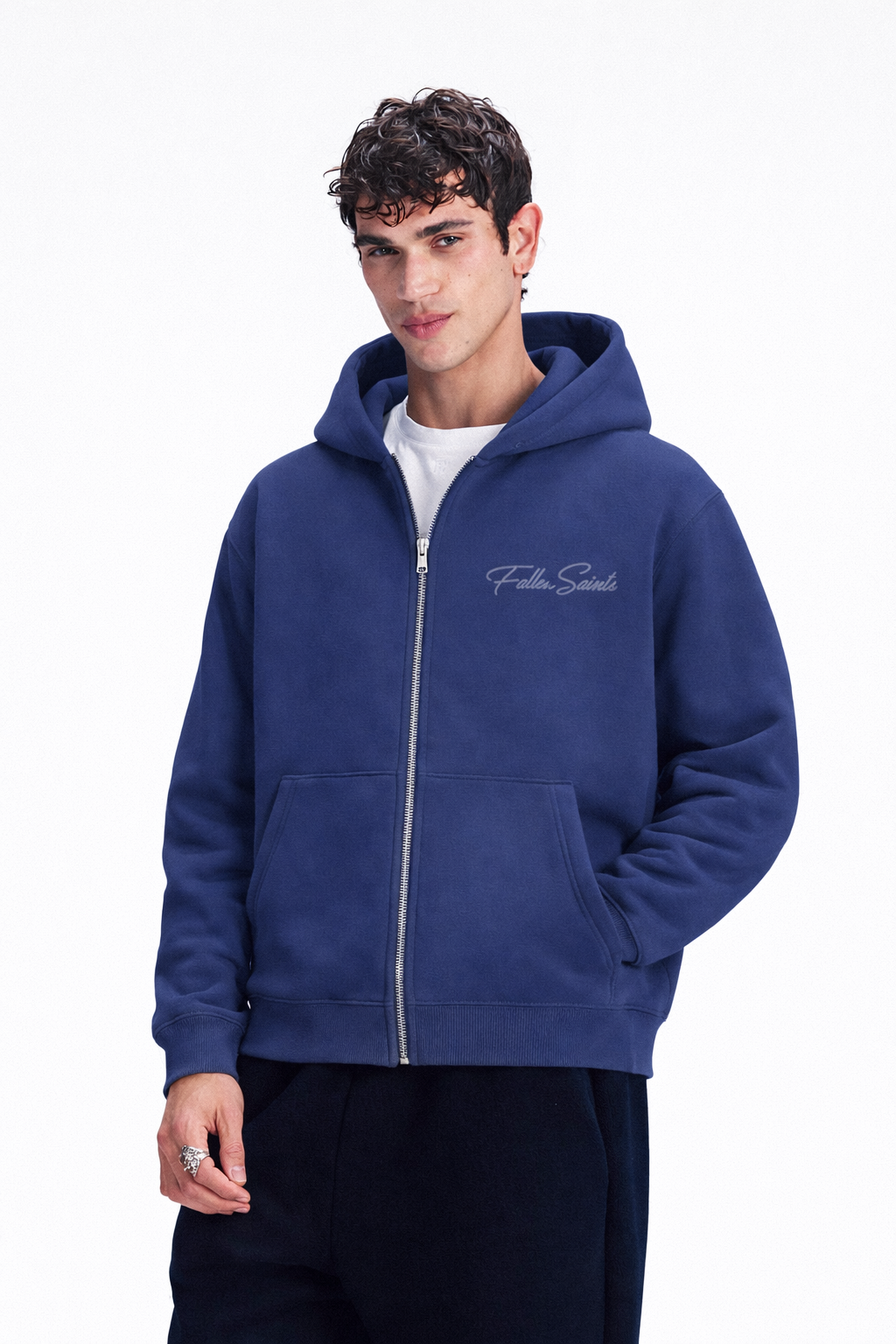 FS Basic Zip-up in Navy