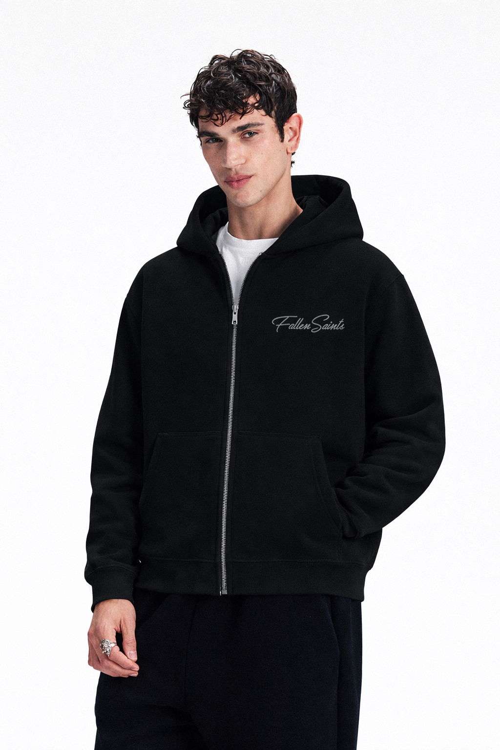 FS Basic Zip-up in Black