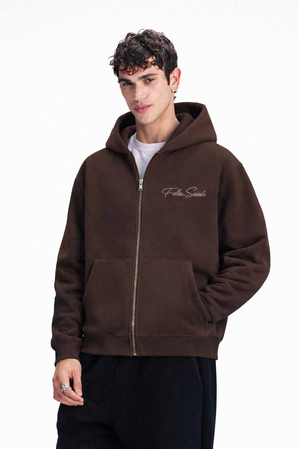 FS Basic Zip-up in Brown