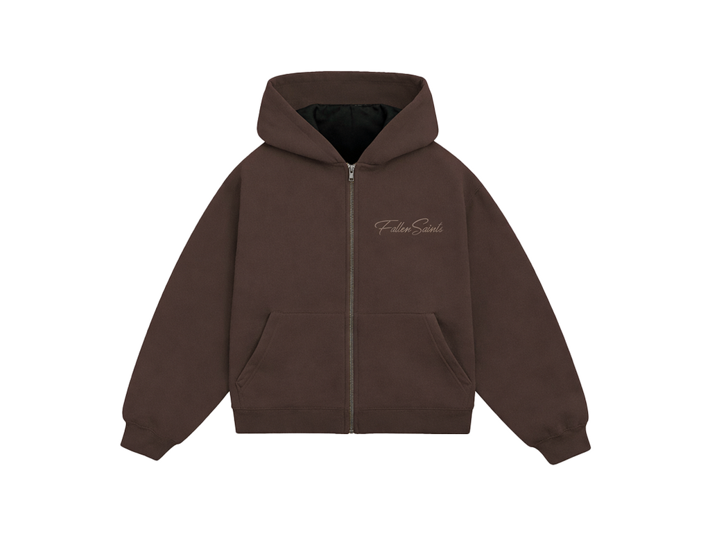 FS Basic Zip-up in Brown