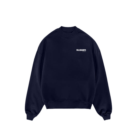 REPENTANCE CREWNECK IN NAVY BLUE