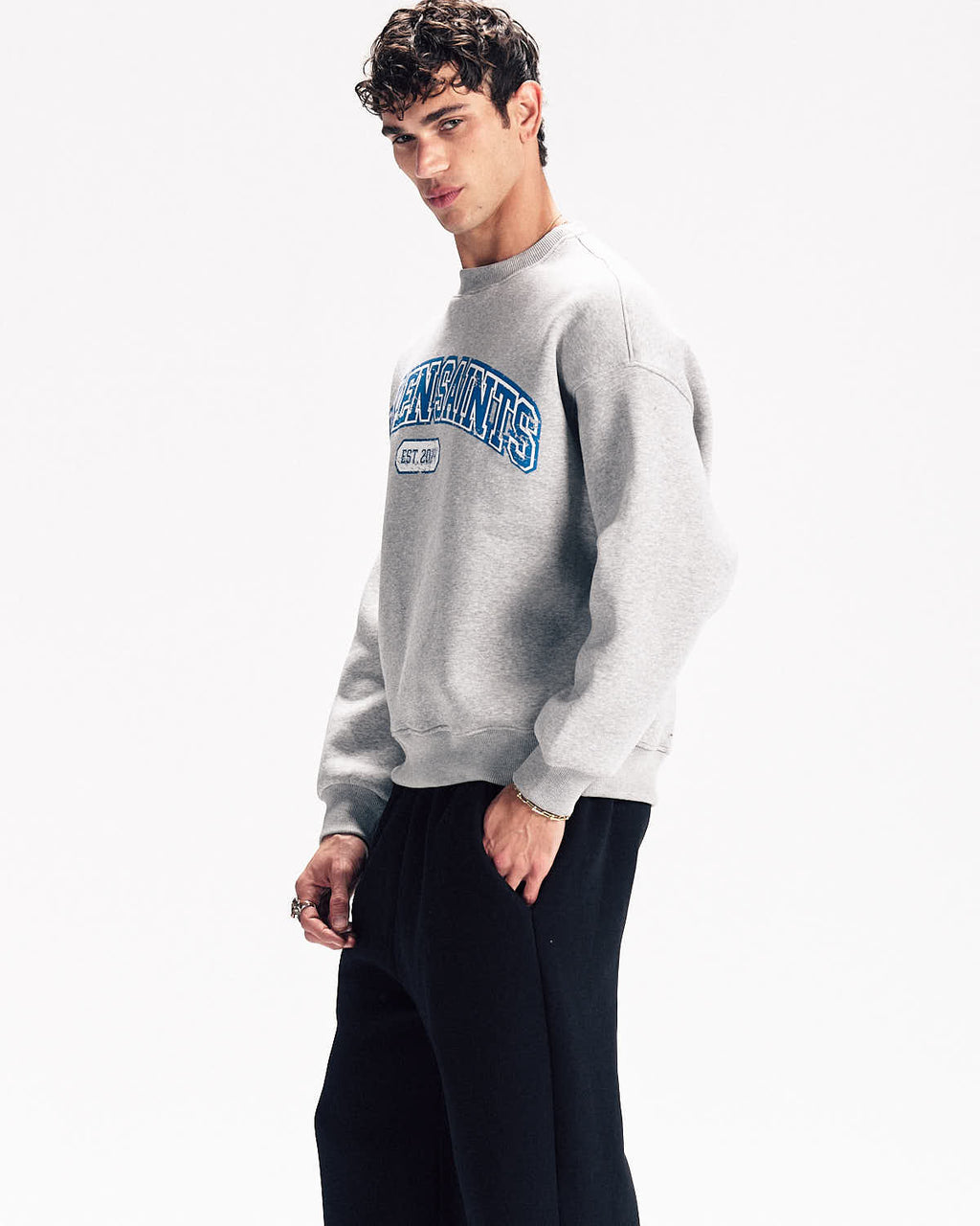 FS Varsity Crewneck in LightGrey