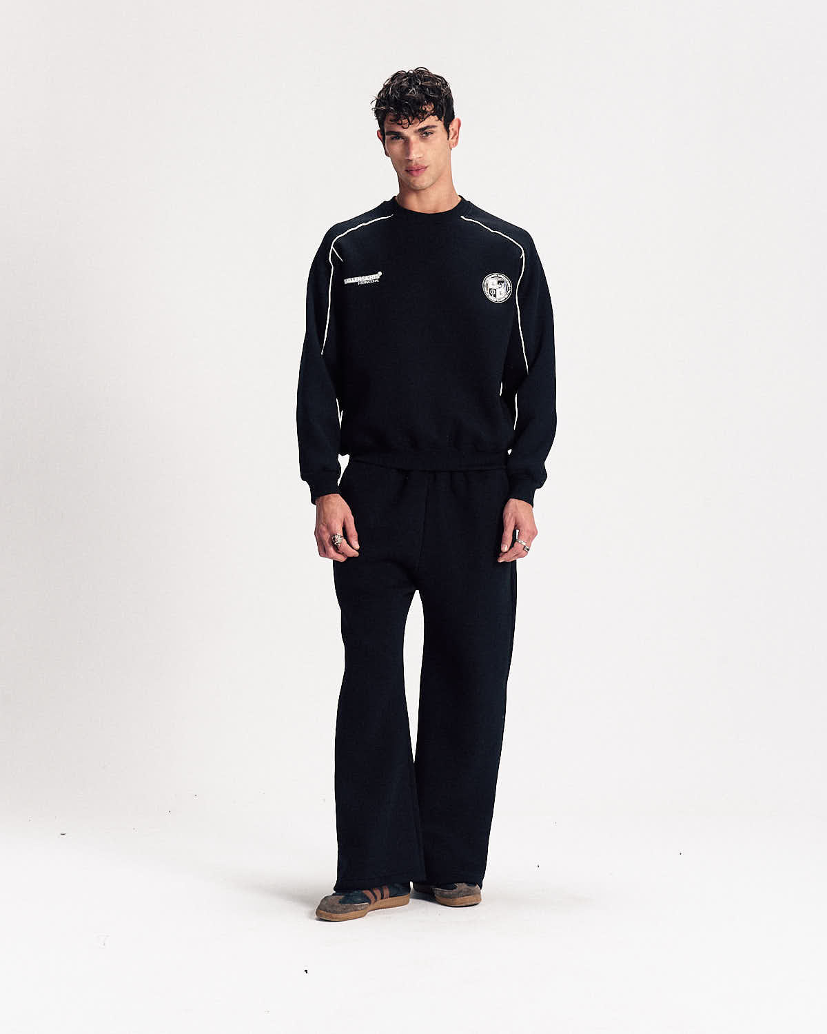 FS Jersey Crewneck in Black