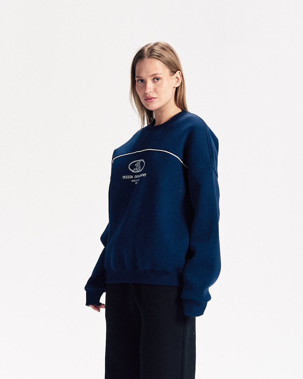 FS Jersey Crewneck in Navy