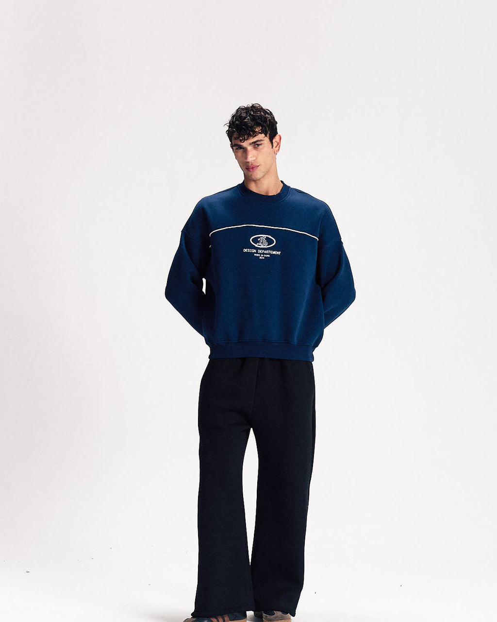 FS Jersey Crewneck in Navy