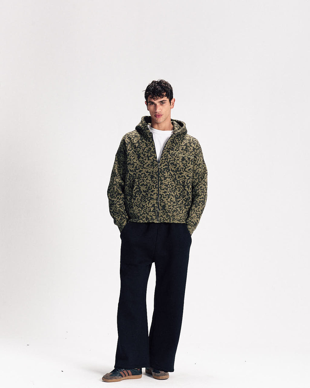 FS Camo Zip-up in Olive