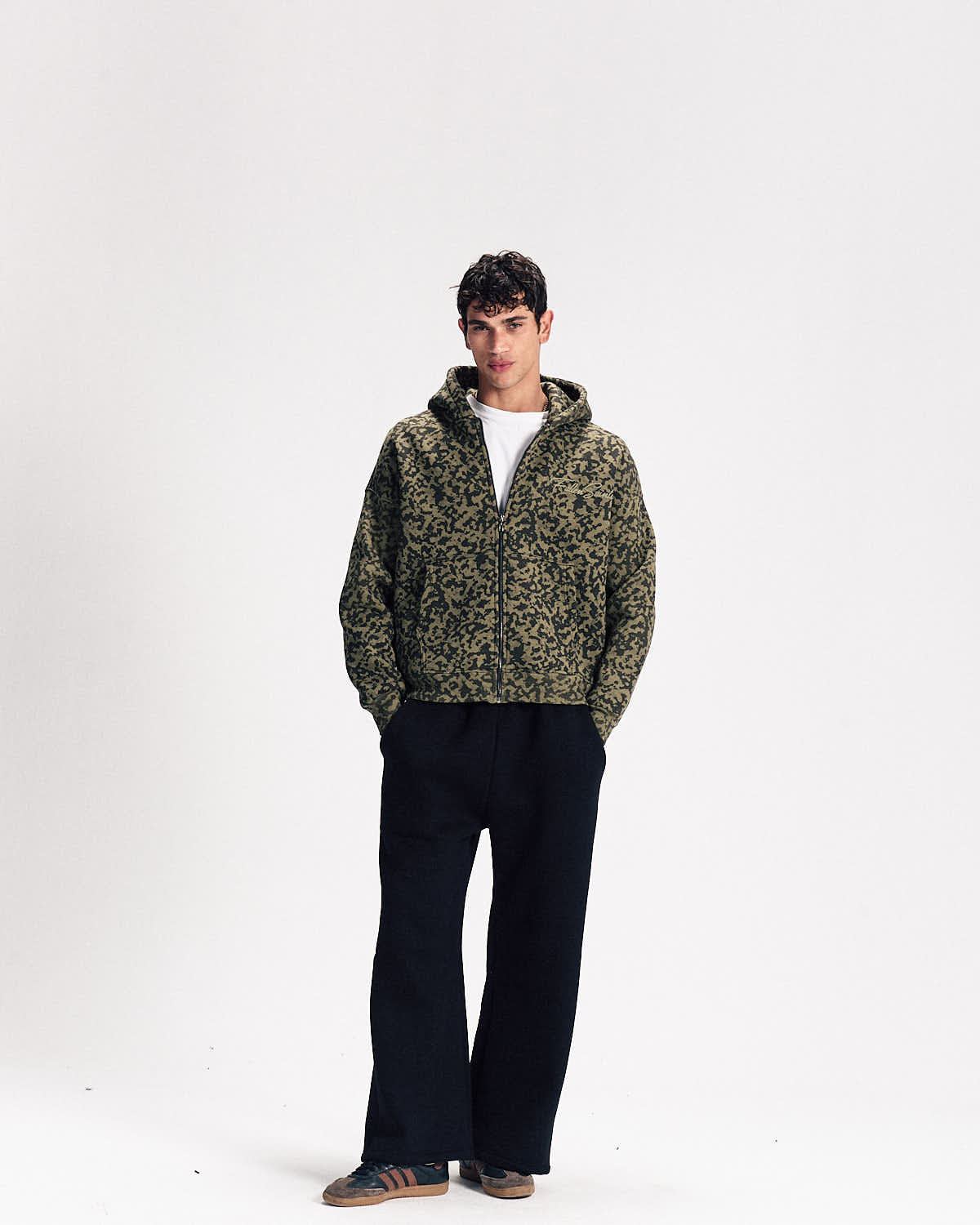 FS Camo Zip-up in Olive