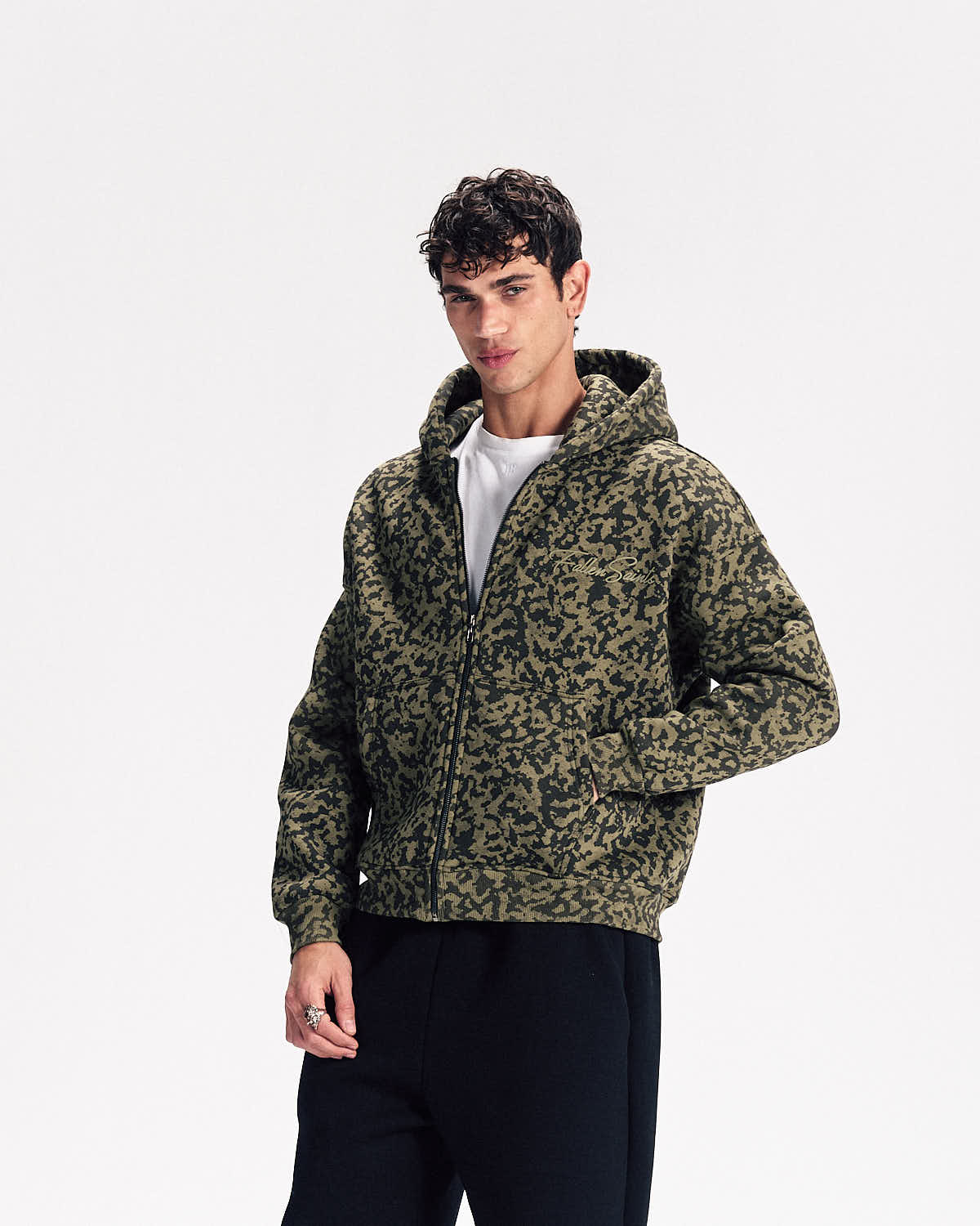 FS Camo Zip-up in Olive